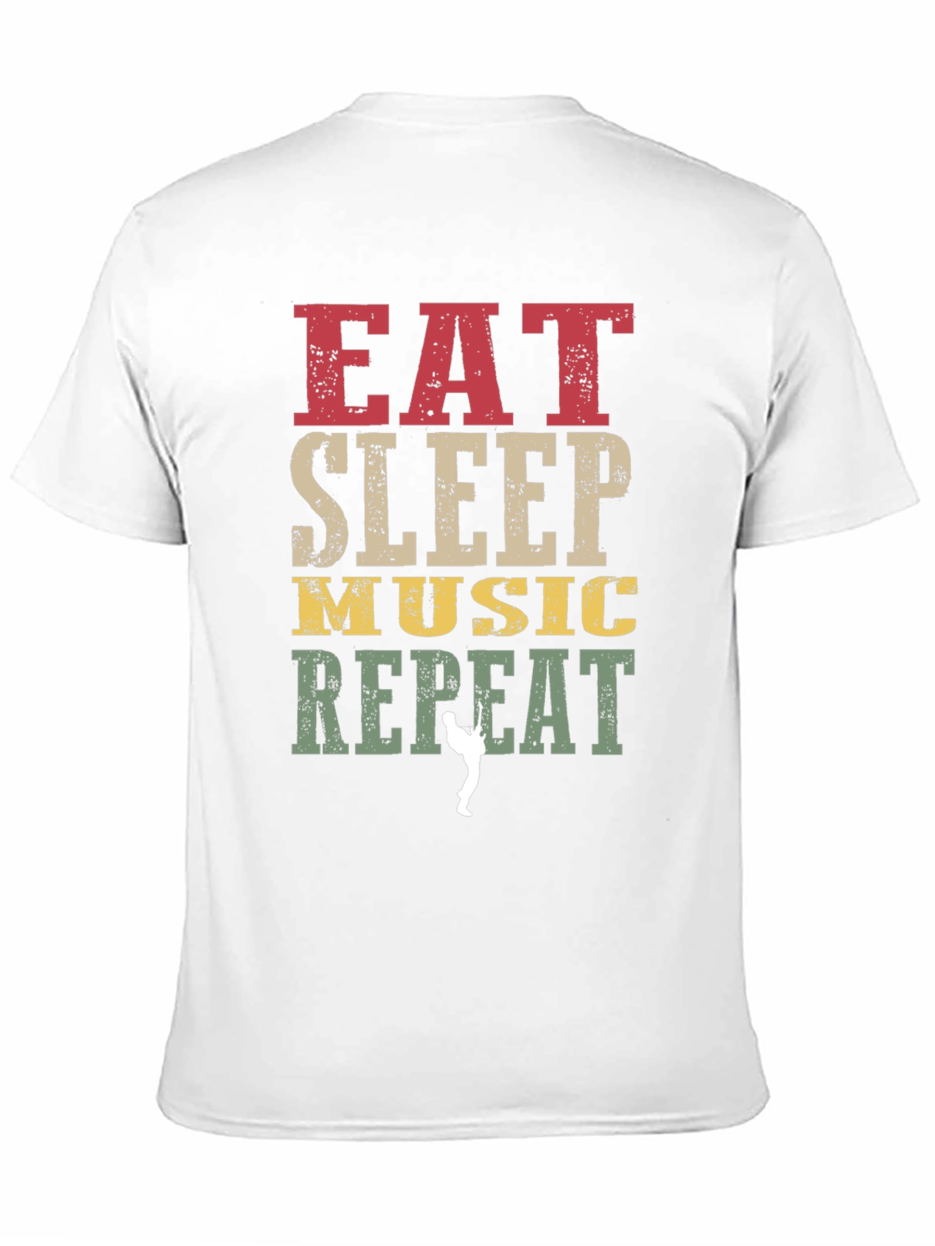 Eat Sleep Music Repeat Graphic Tee