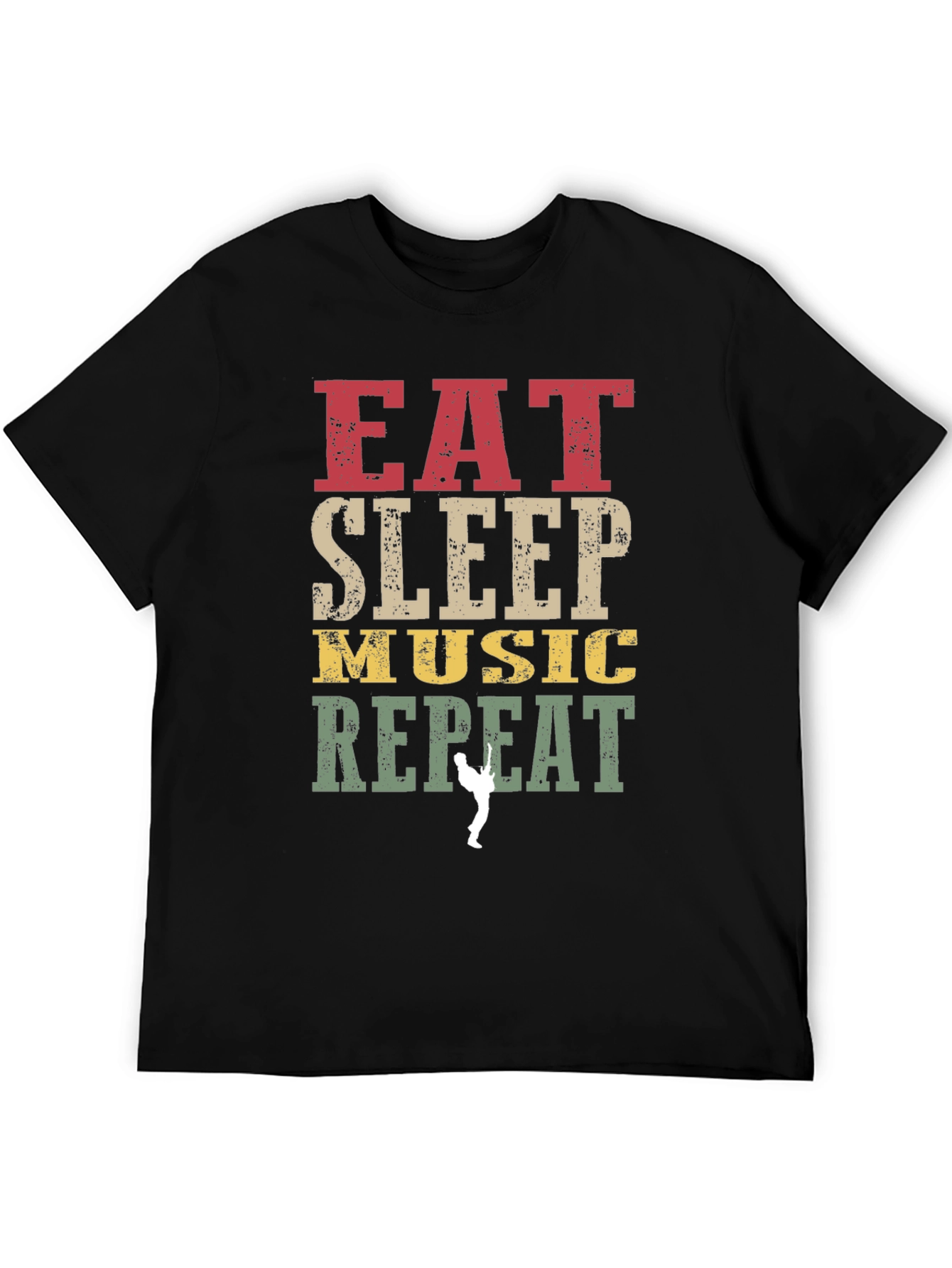 Eat Sleep Music Repeat Graphic Tee