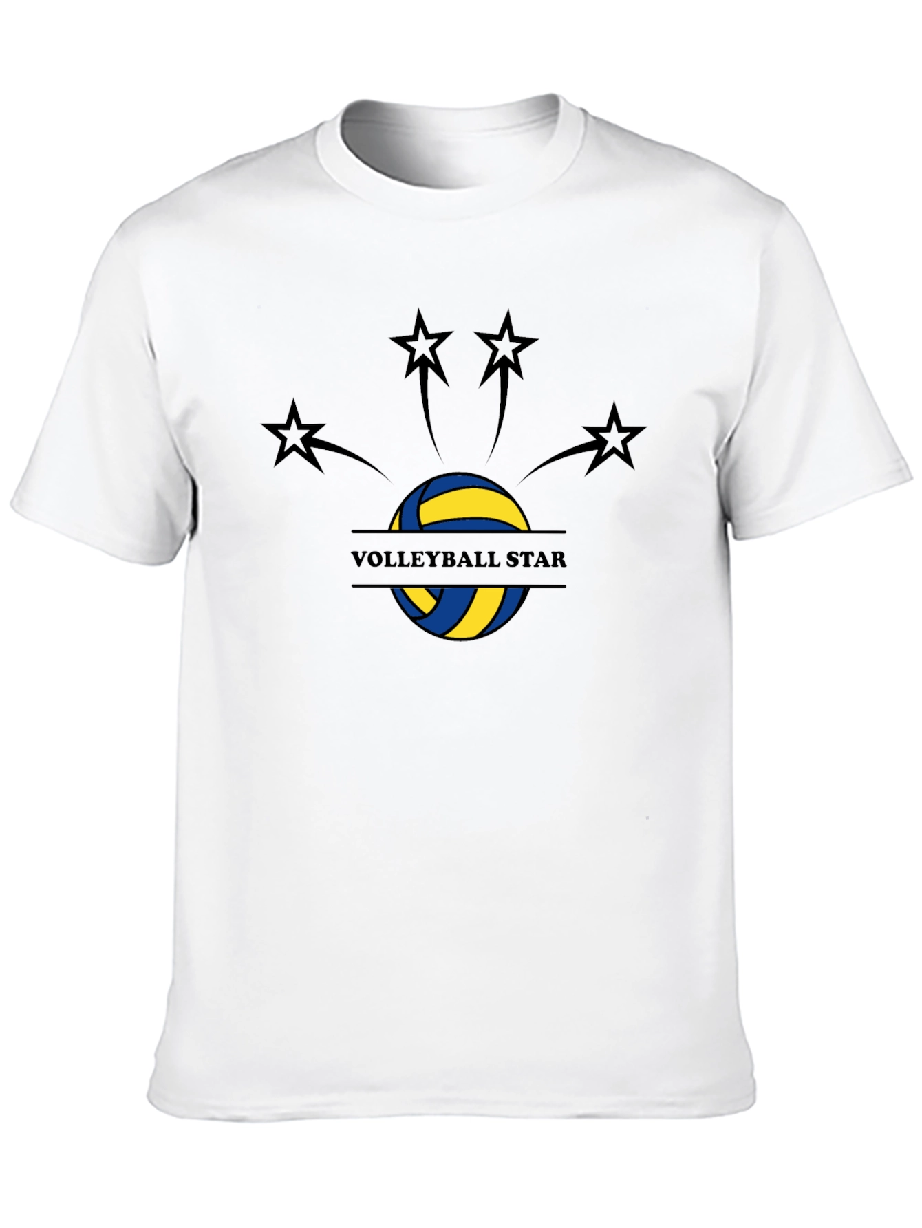 Volleyball Star Graphic T-Shirt