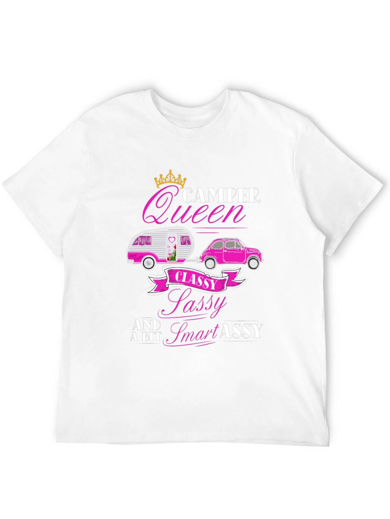 Camper Queen Funny Graphic T-Shirt