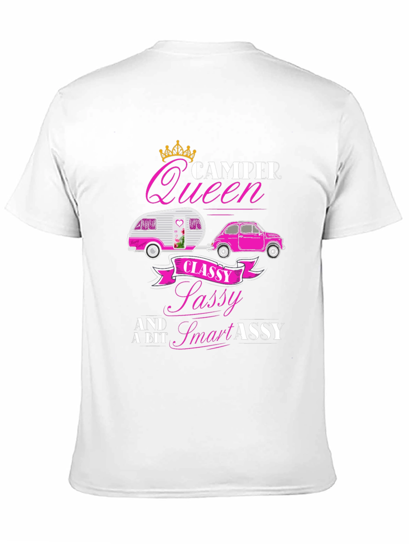 Camper Queen Funny Graphic T-Shirt