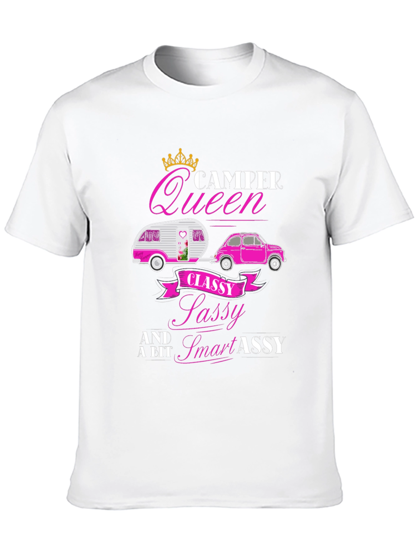 Camper Queen Funny Graphic T-Shirt