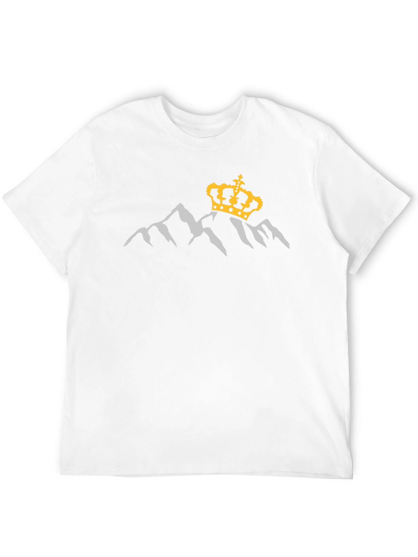 Crowned Mountain Tee - Stylish Graphic Print Shirt
