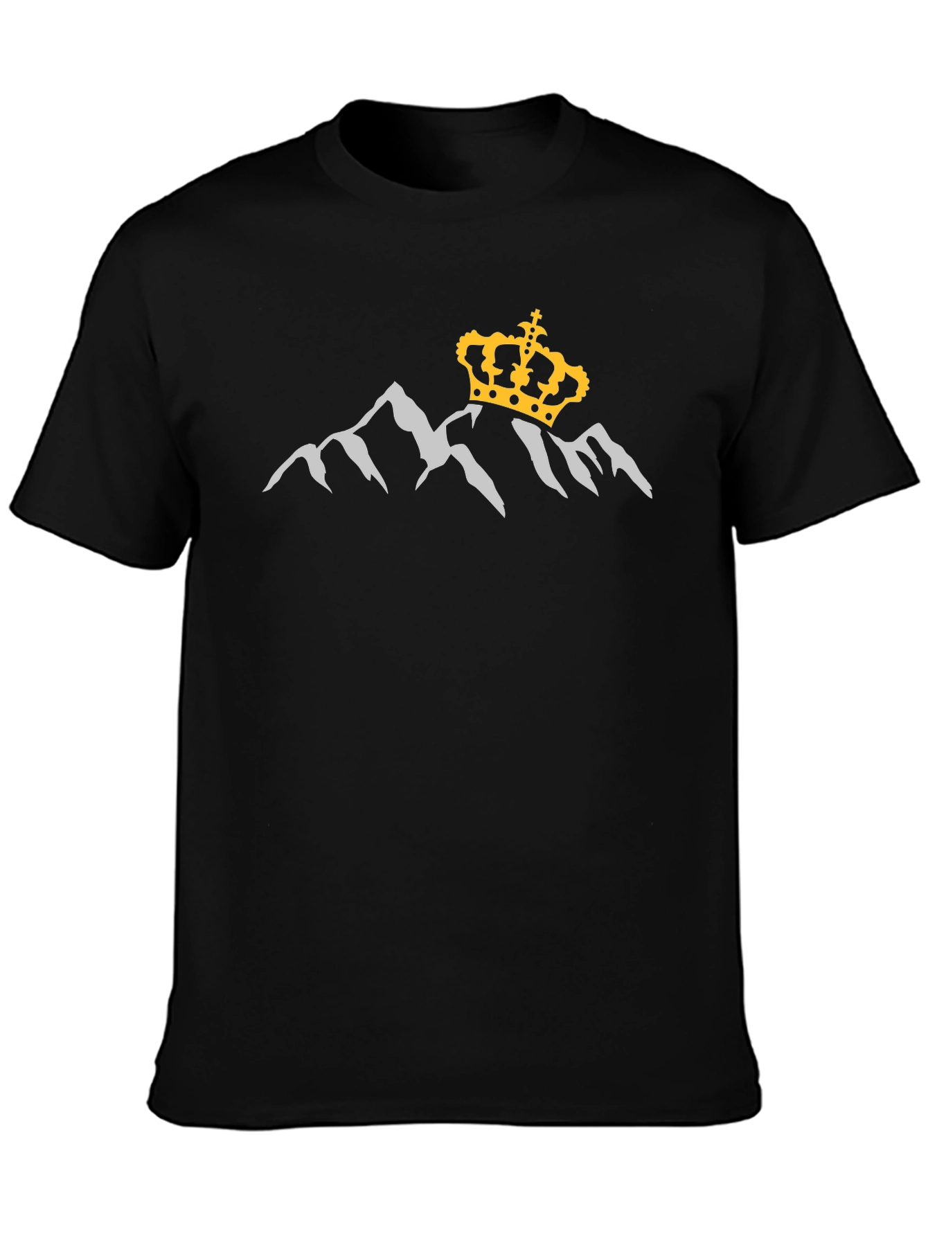 Crowned Mountain Tee - Stylish Graphic Print Shirt