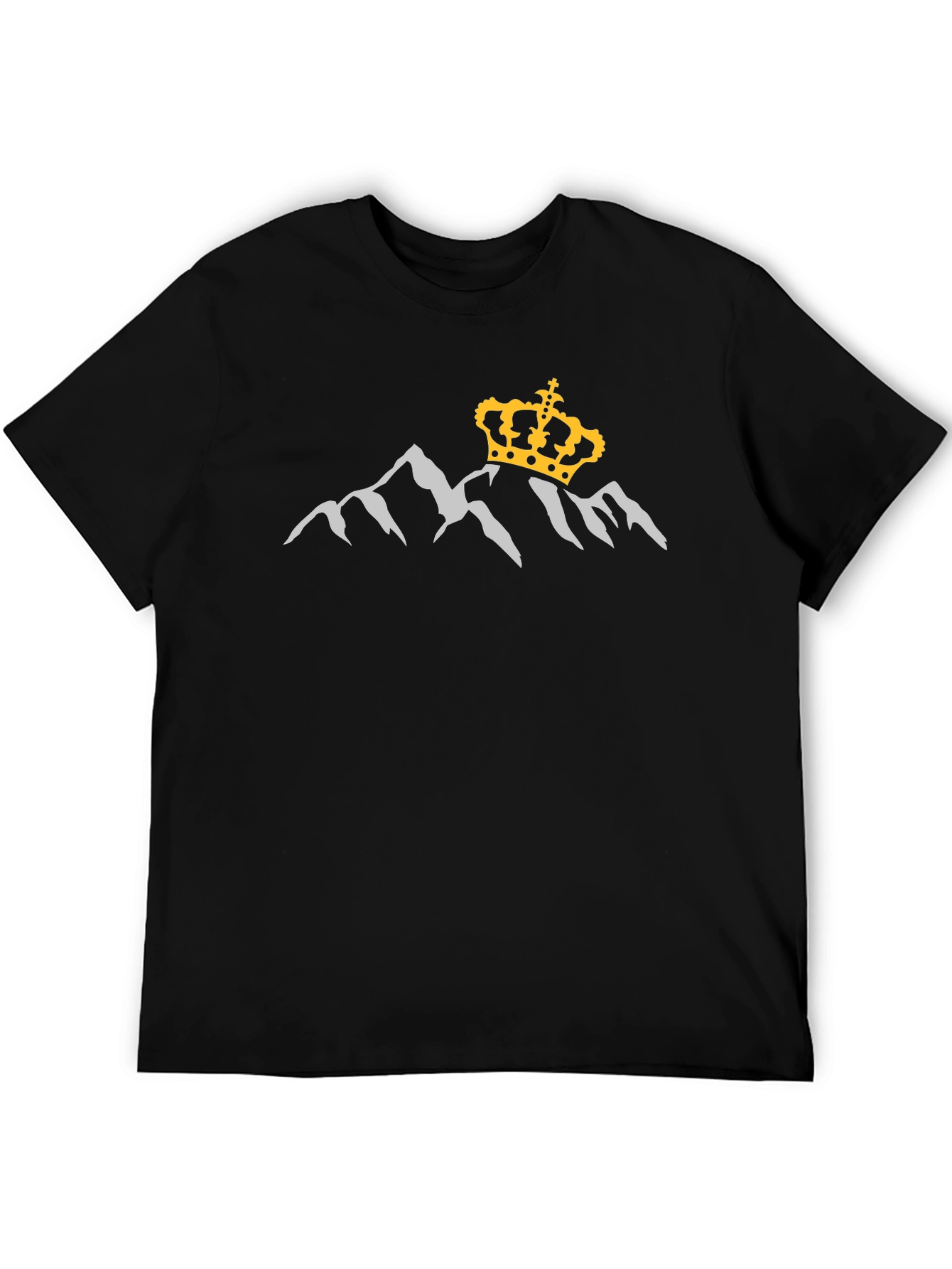 Crowned Mountain Tee - Stylish Graphic Print Shirt