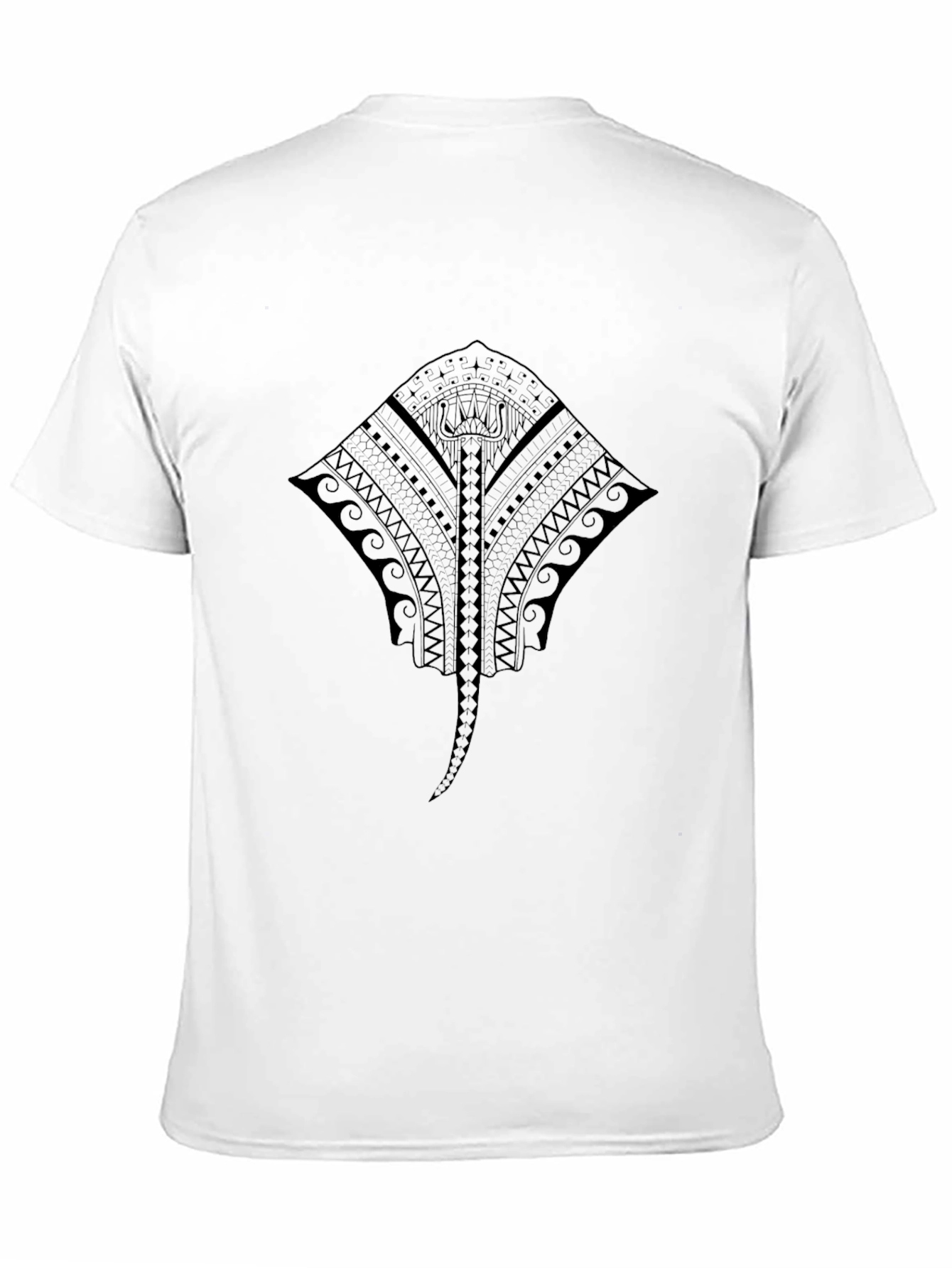 Tribal Stingray Graphic T-Shirt