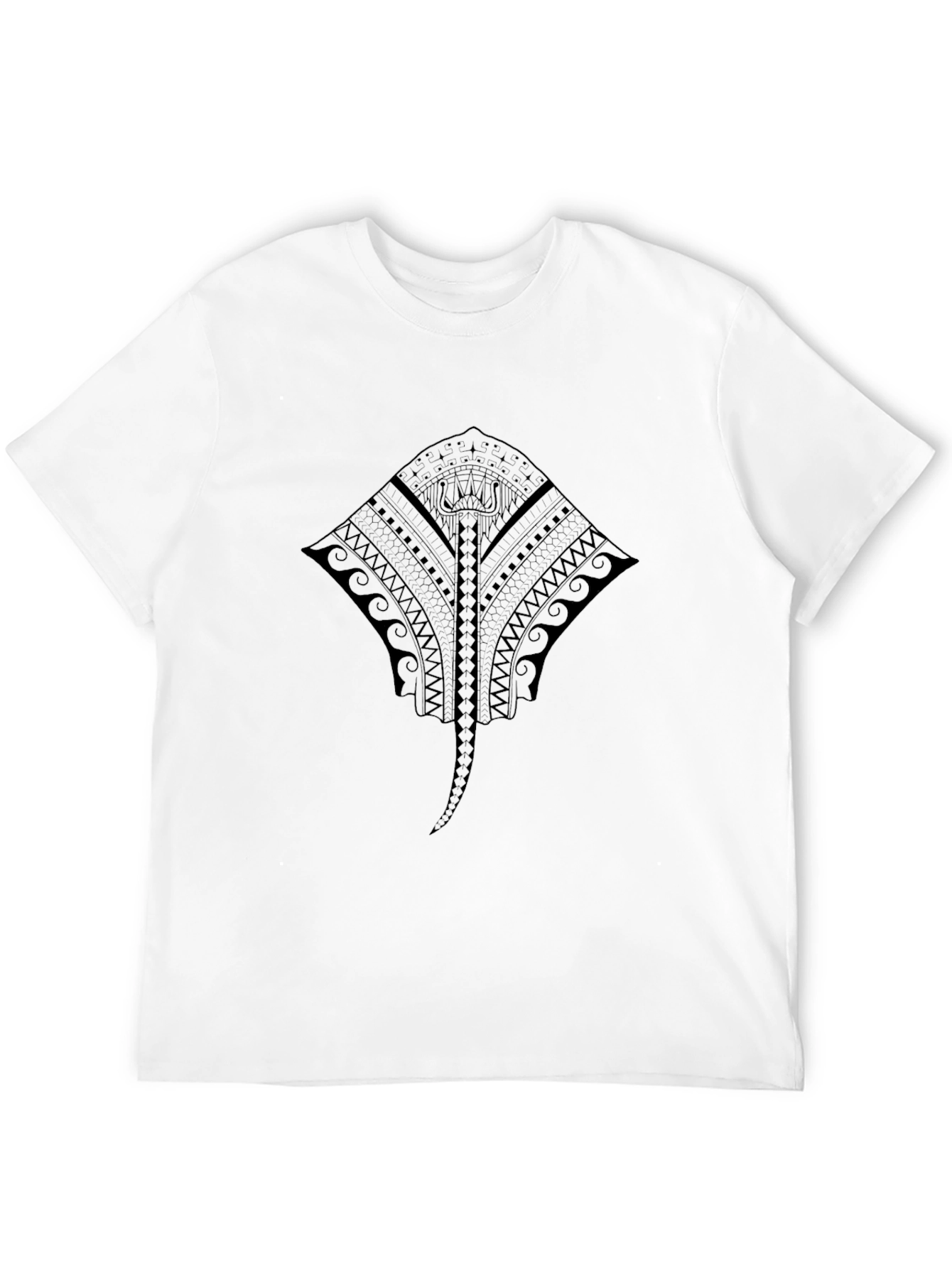 Tribal Stingray Graphic T-Shirt