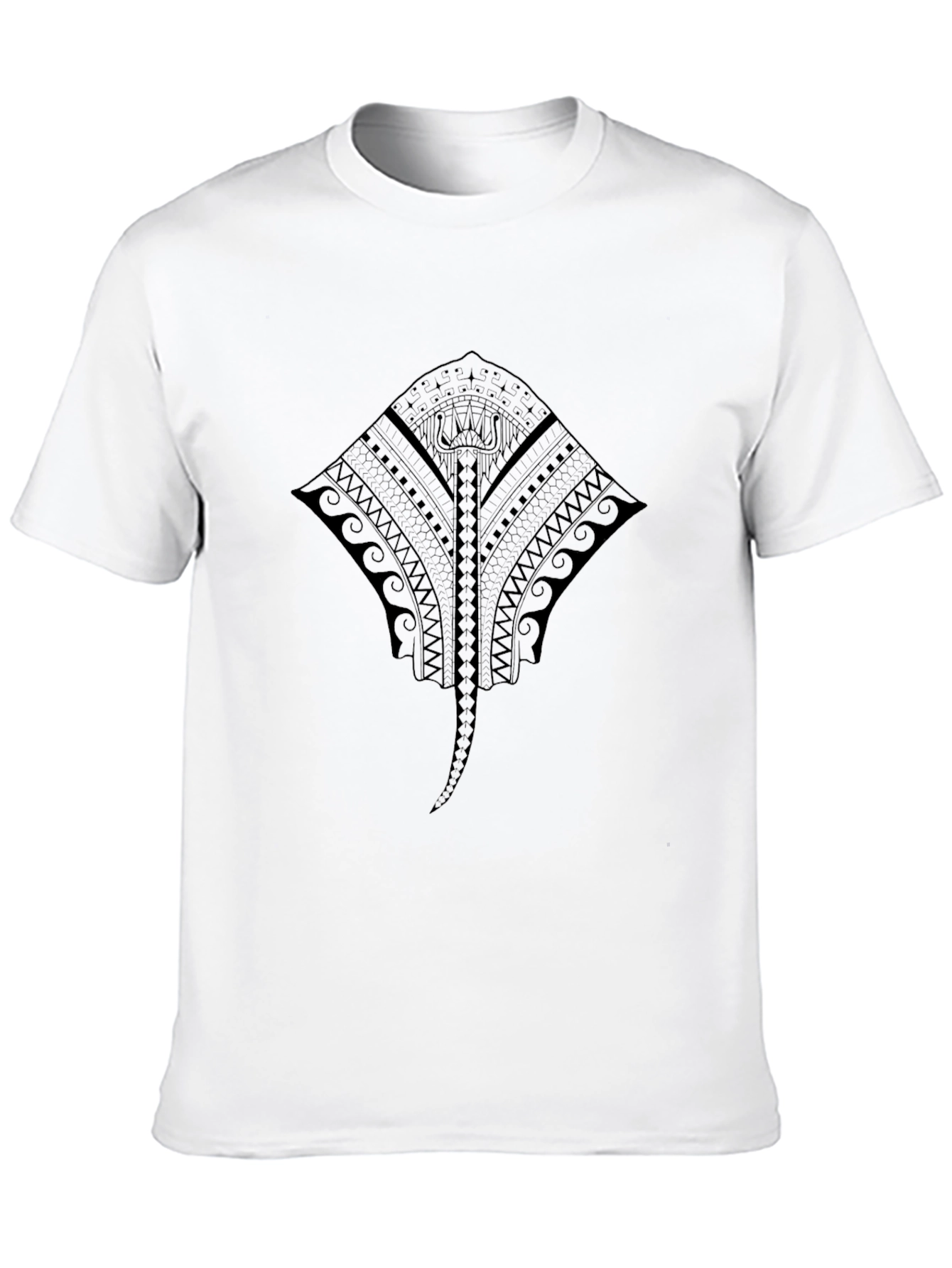 Tribal Stingray Graphic T-Shirt