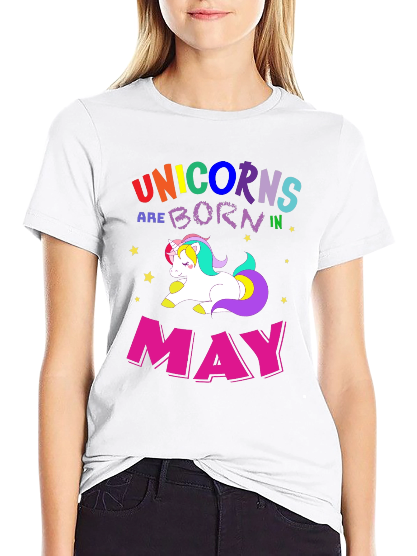 Unicorns Born in May T-Shirt