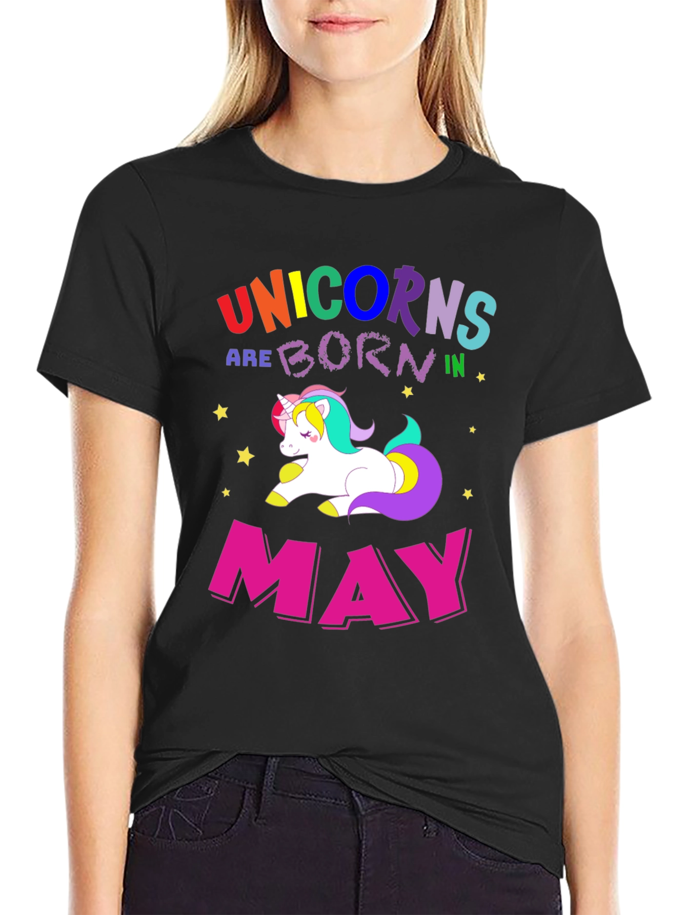Unicorns Born in May T-Shirt