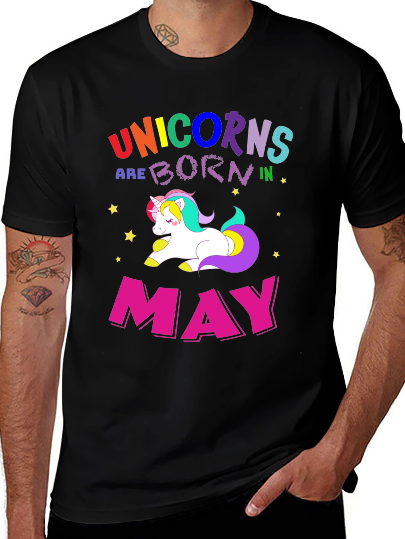 Unicorns Born in May T-Shirt