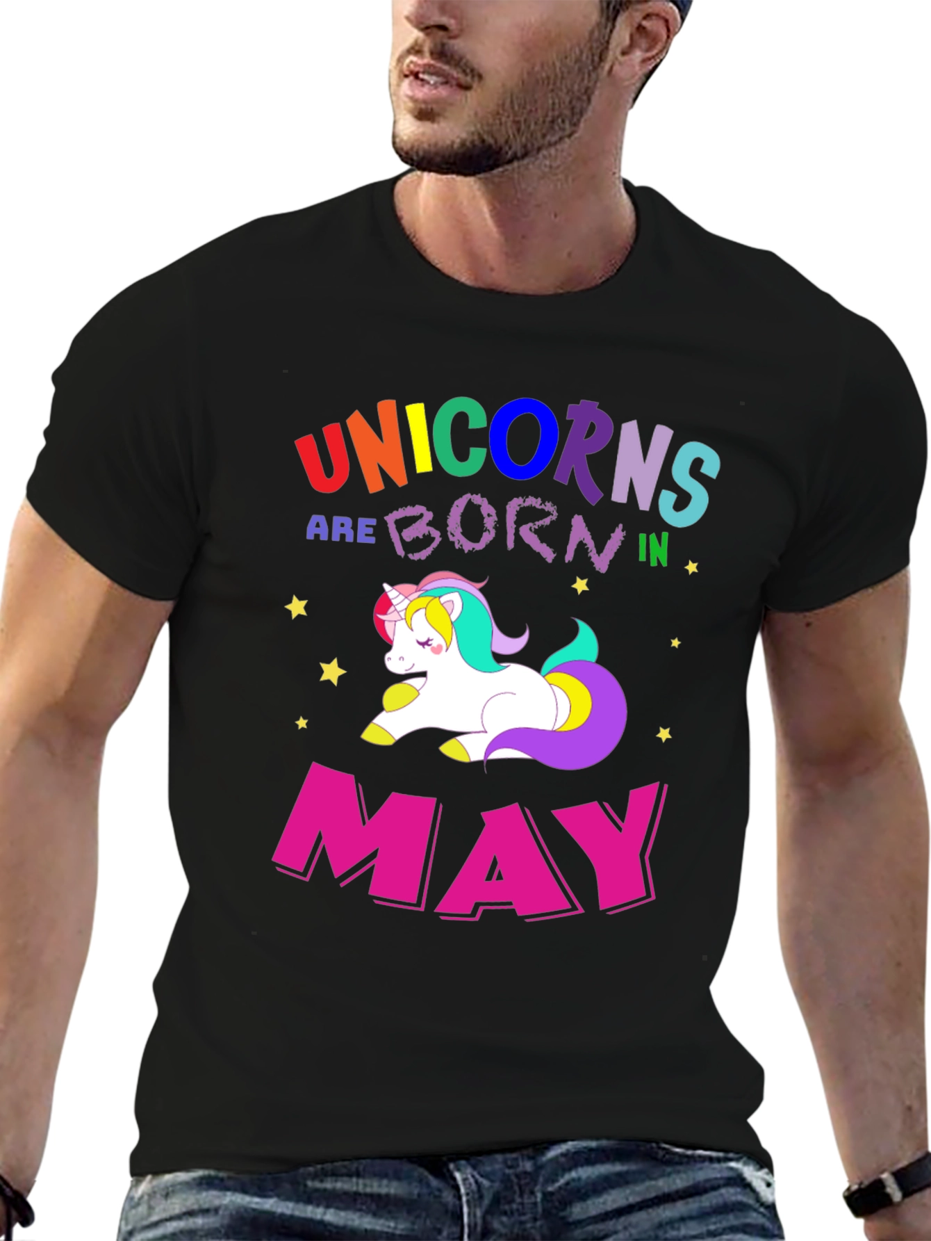 Unicorns Born in May T-Shirt