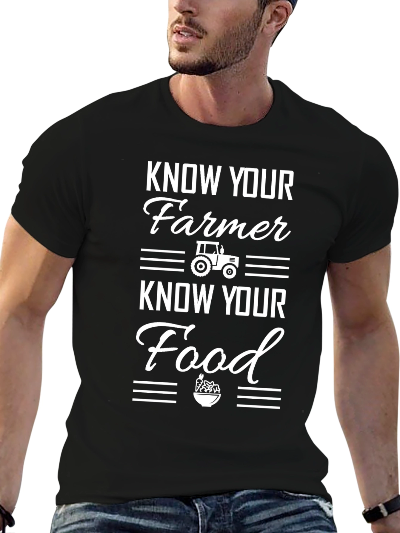 Know Your Farmer T-Shirt: Farm Fresh Food Tee