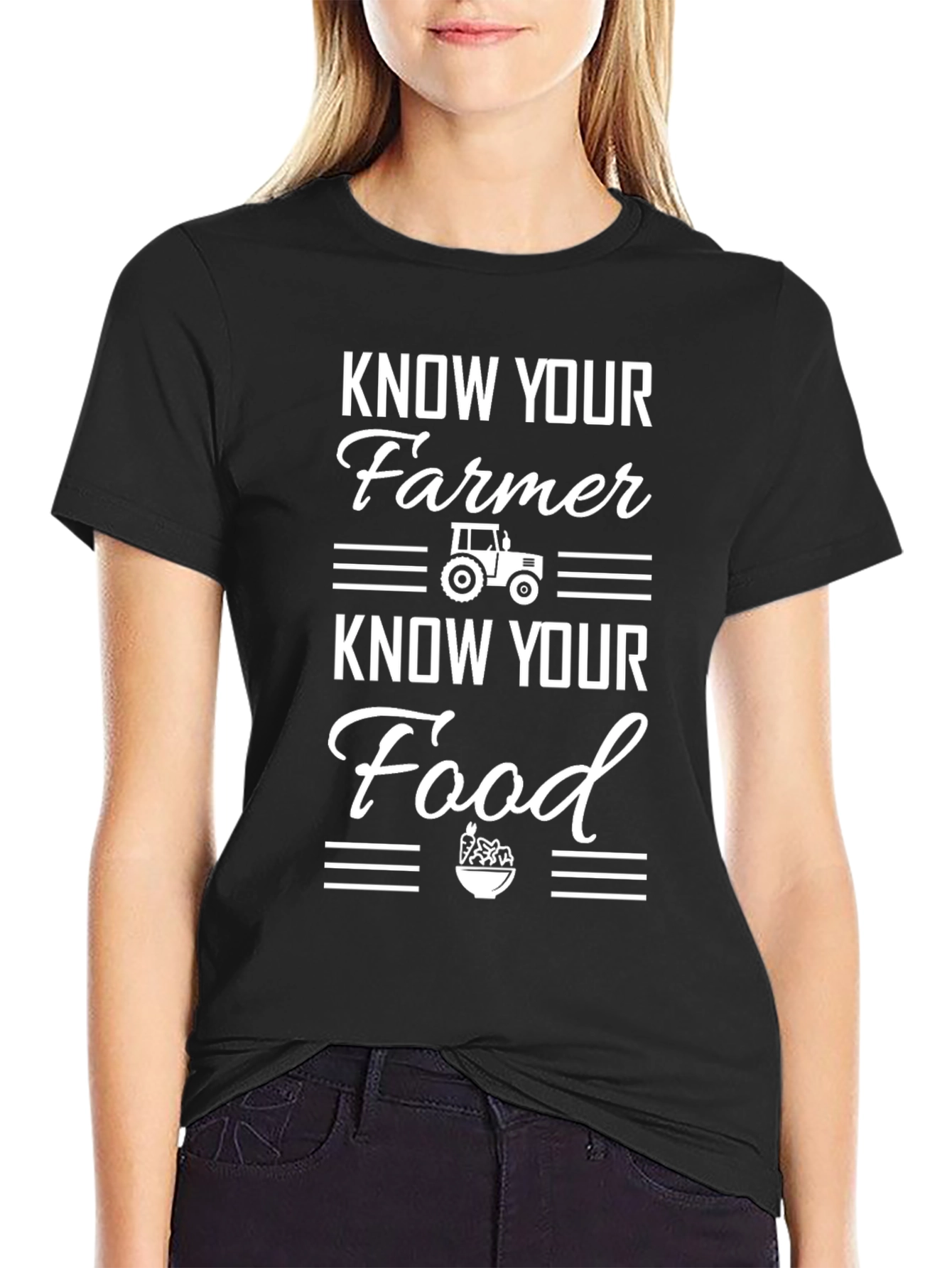 Know Your Farmer T-Shirt: Farm Fresh Food Tee