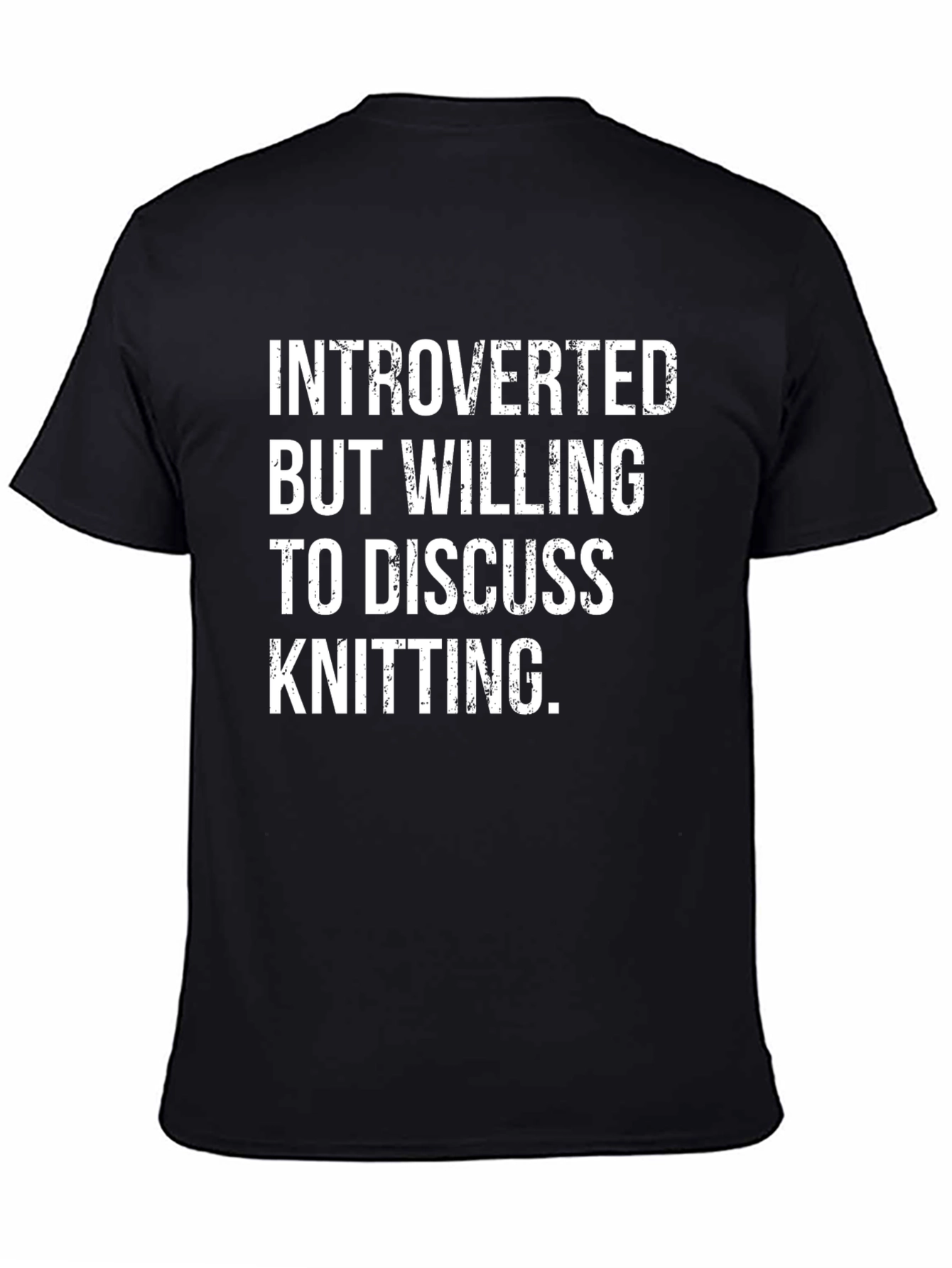 Introverted Knitting T-Shirt - Funny Knit Lover Gift