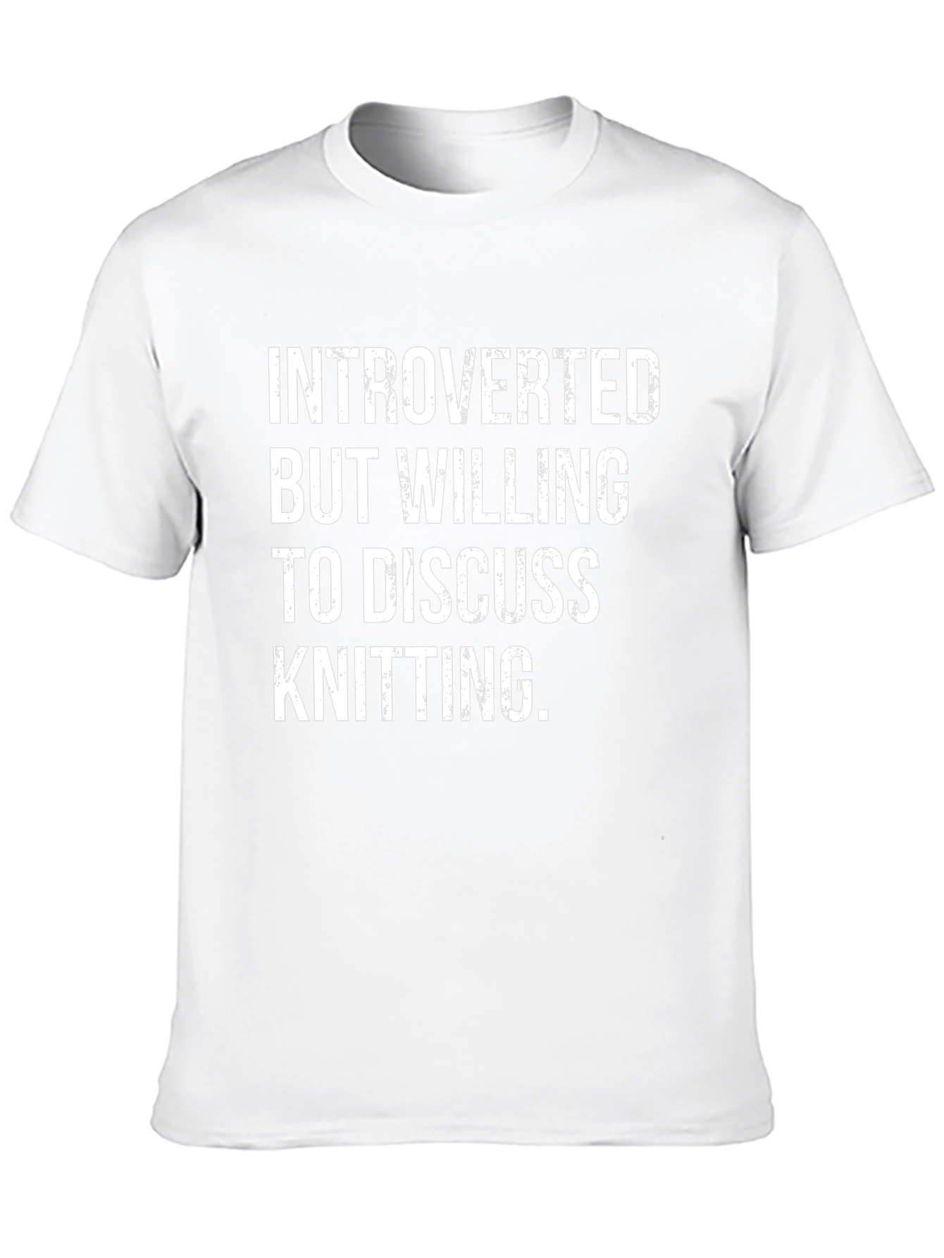 Introverted Knitting T-Shirt - Funny Knit Lover Gift
