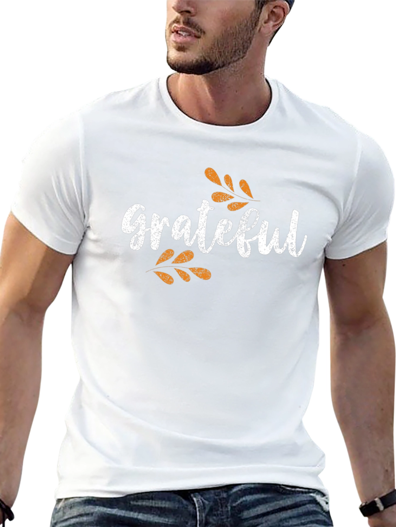 Grateful Graphic Tee - Thanksgiving Fall T-Shirt