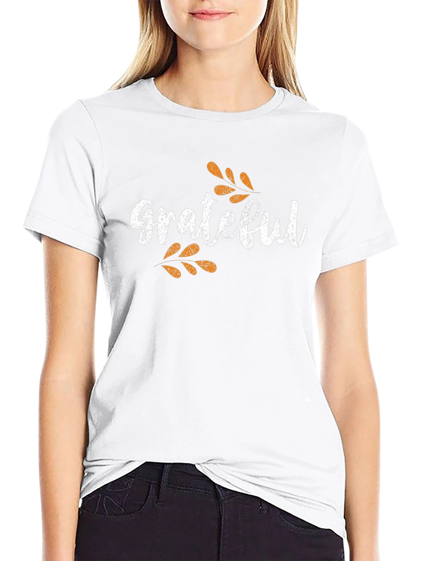 Grateful Graphic Tee - Thanksgiving Fall T-Shirt