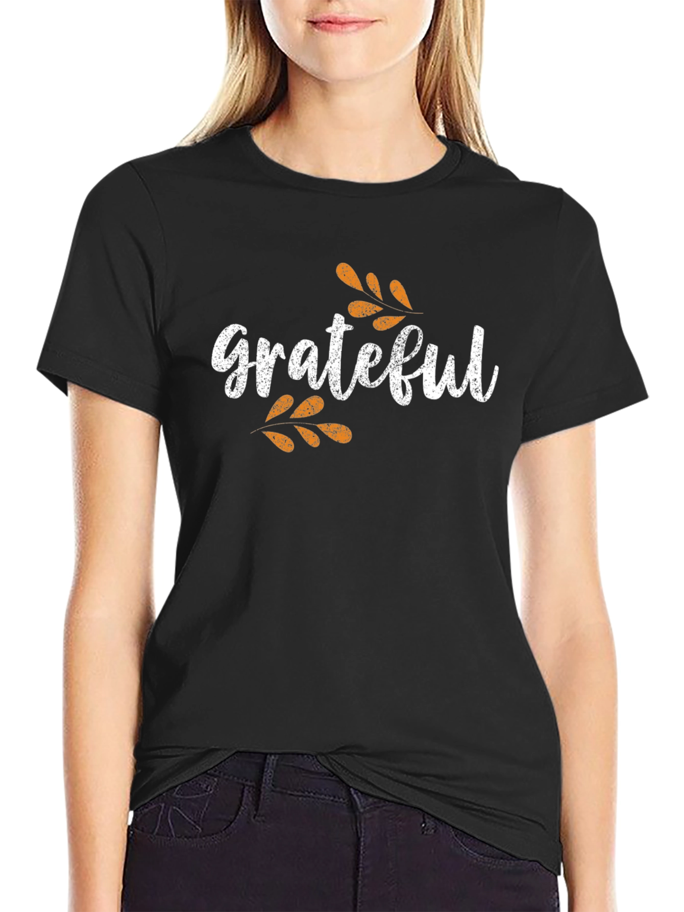 Grateful Graphic Tee - Thanksgiving Fall T-Shirt