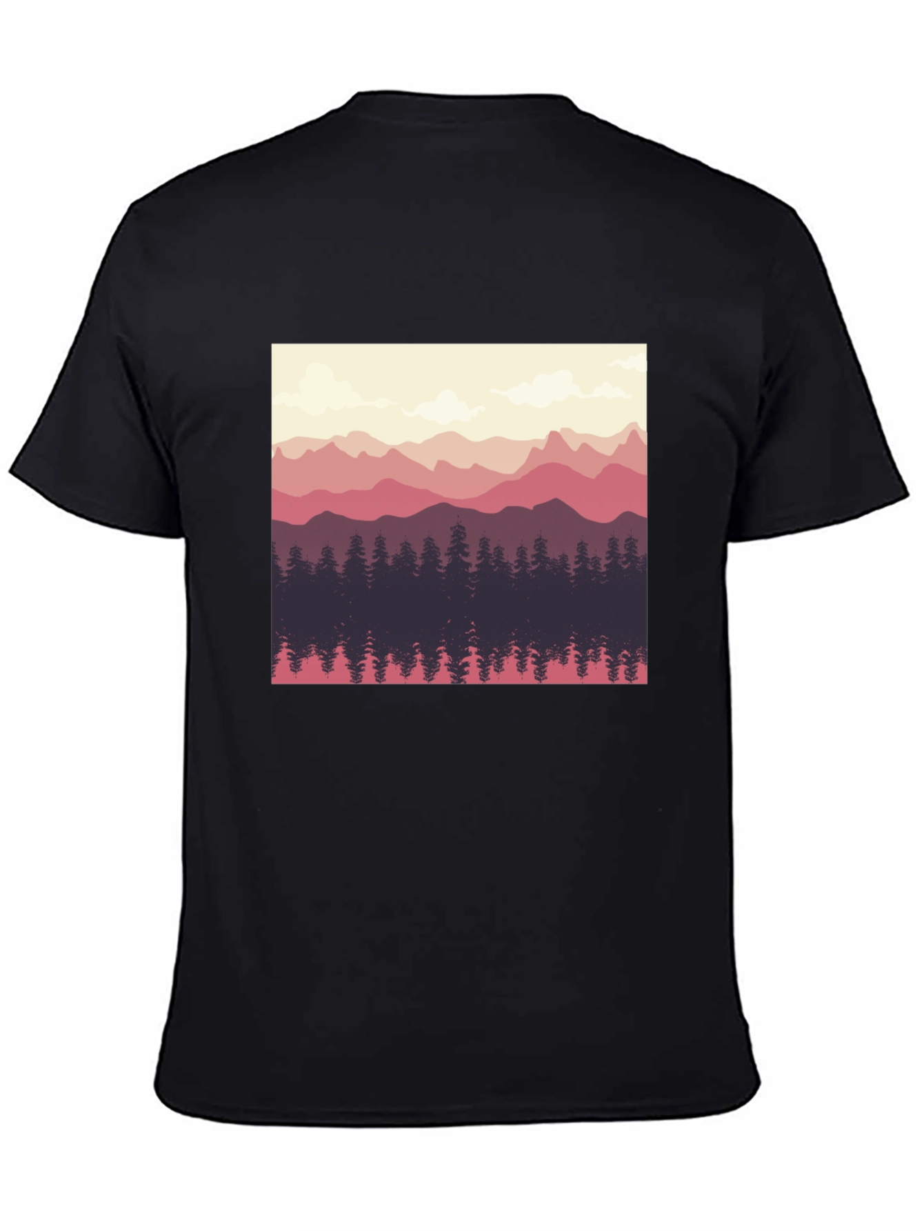 Mountainscape Graphic Tee - Nature Inspired Design