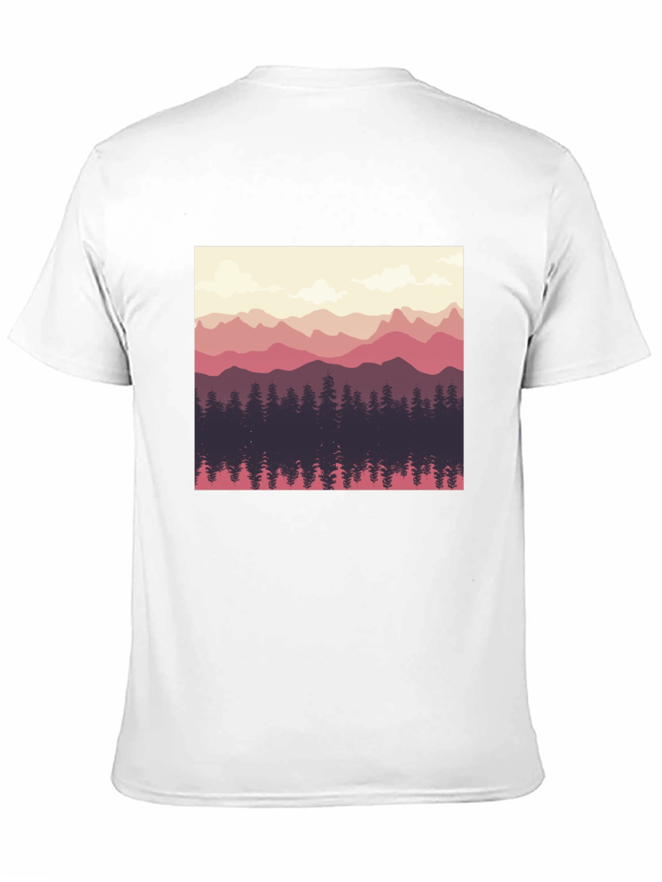 Mountainscape Graphic Tee - Nature Inspired Design