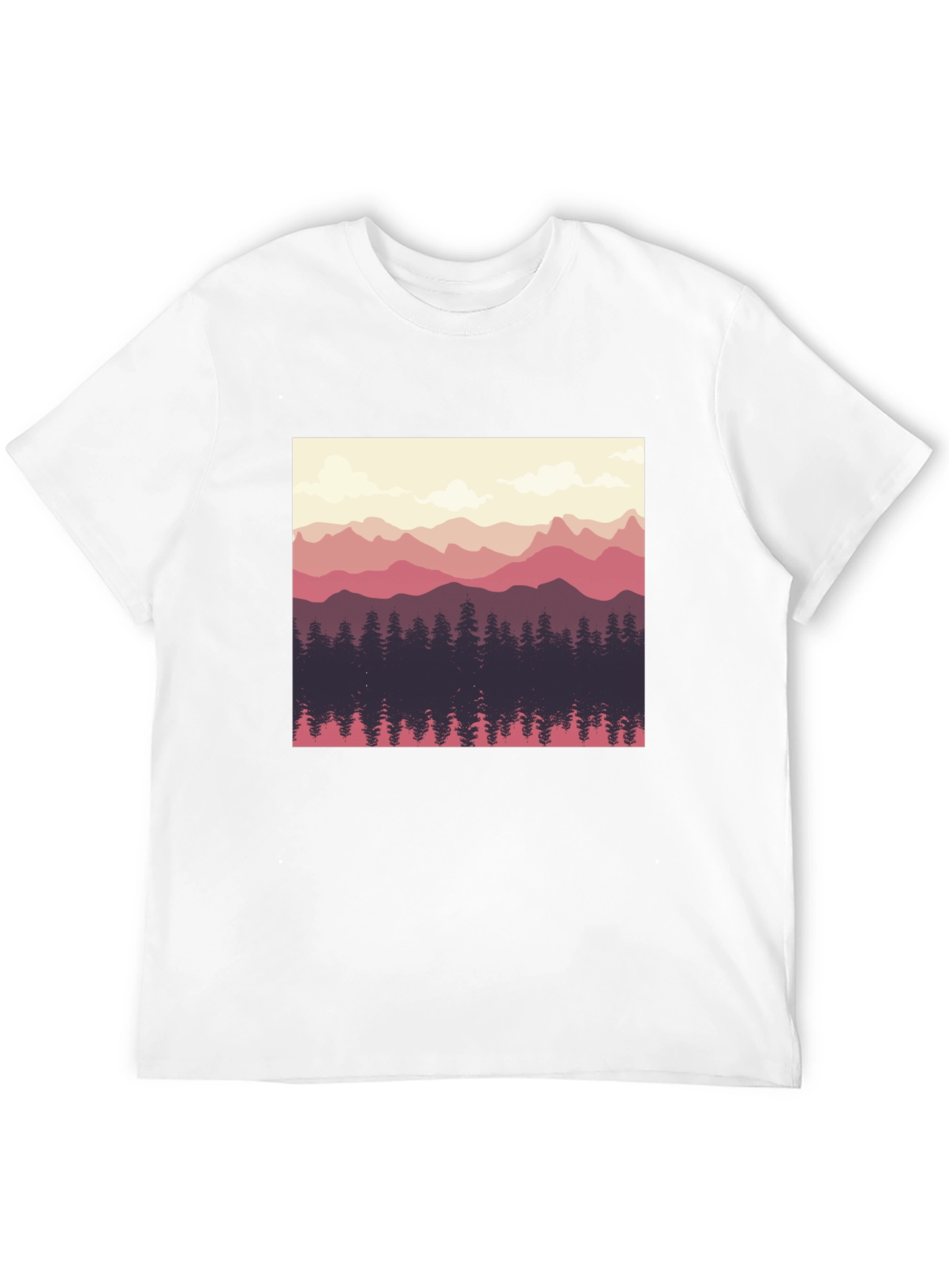 Mountainscape Graphic Tee - Nature Inspired Design