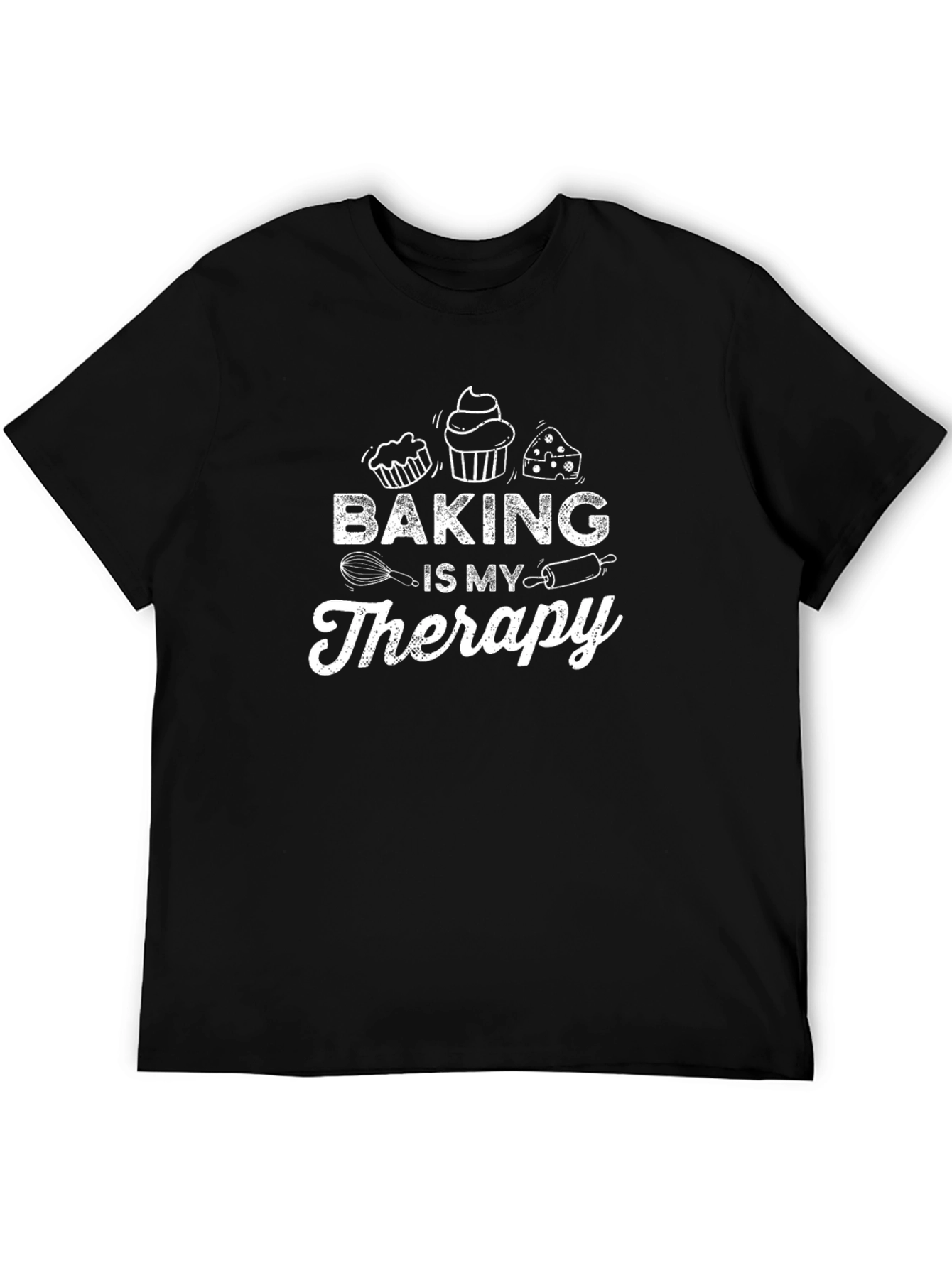 Baking Is My Therapy Graphic T-Shirt