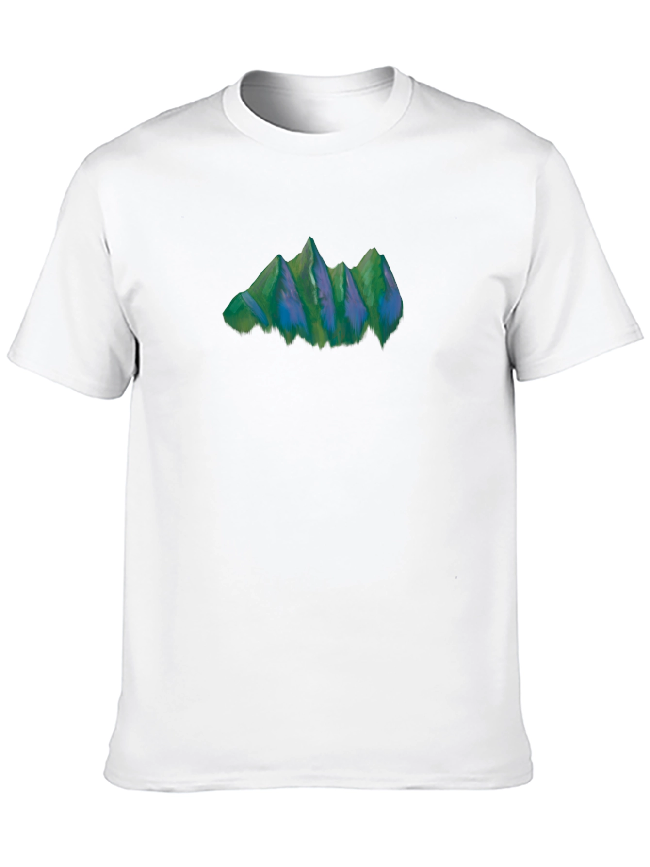 Mountain Graphic Tee - Nature Inspired Black T-Shirt