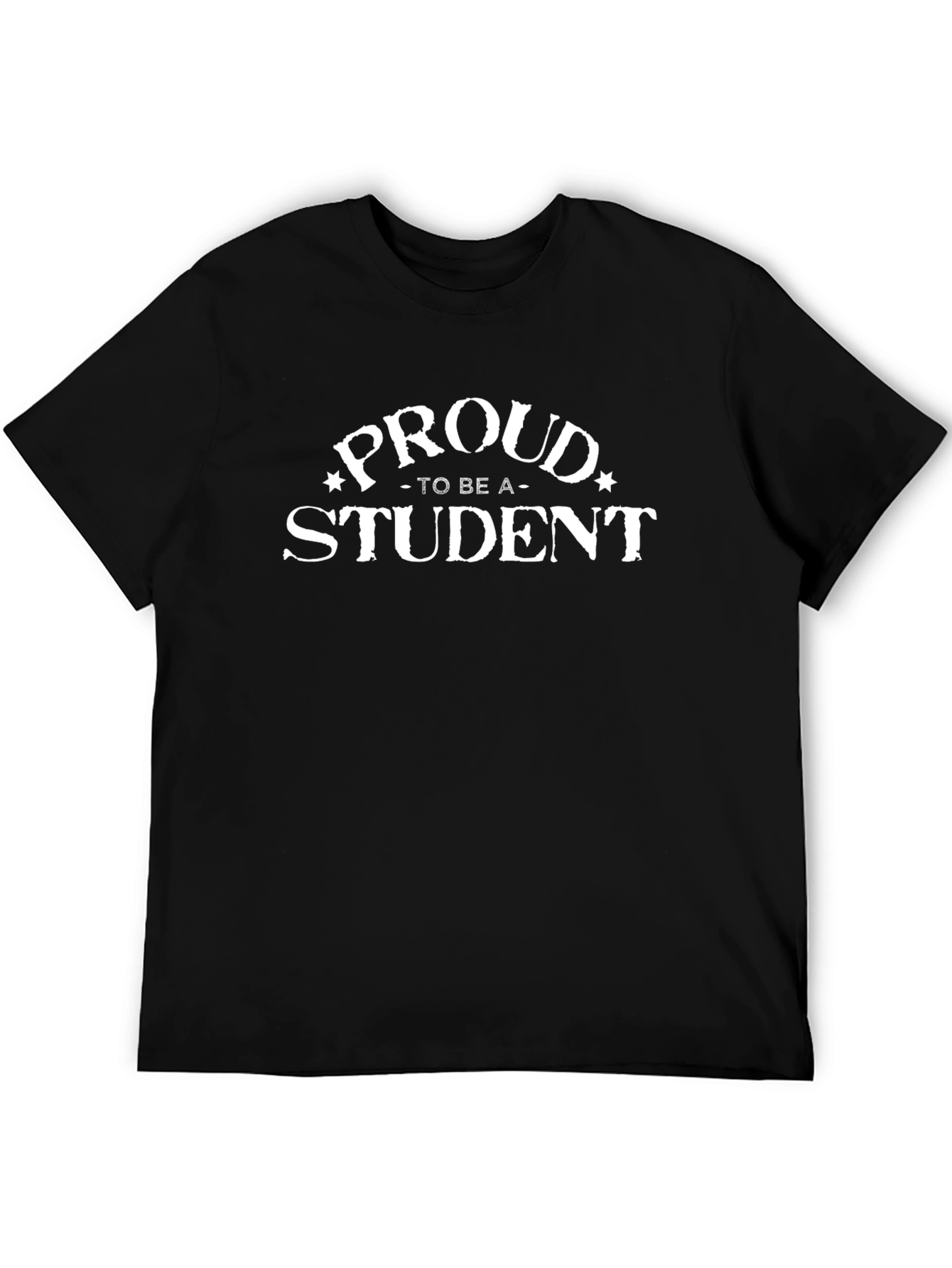 Proud Student Black T-Shirt
