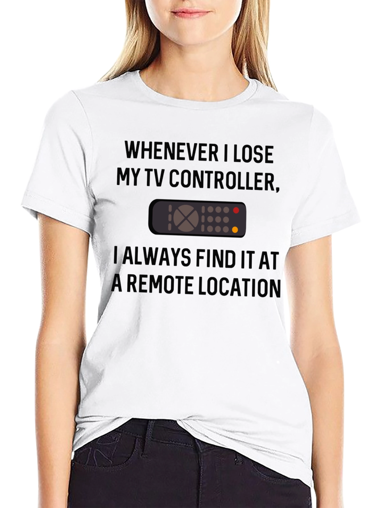 Remote Location TV Controller T-Shirt