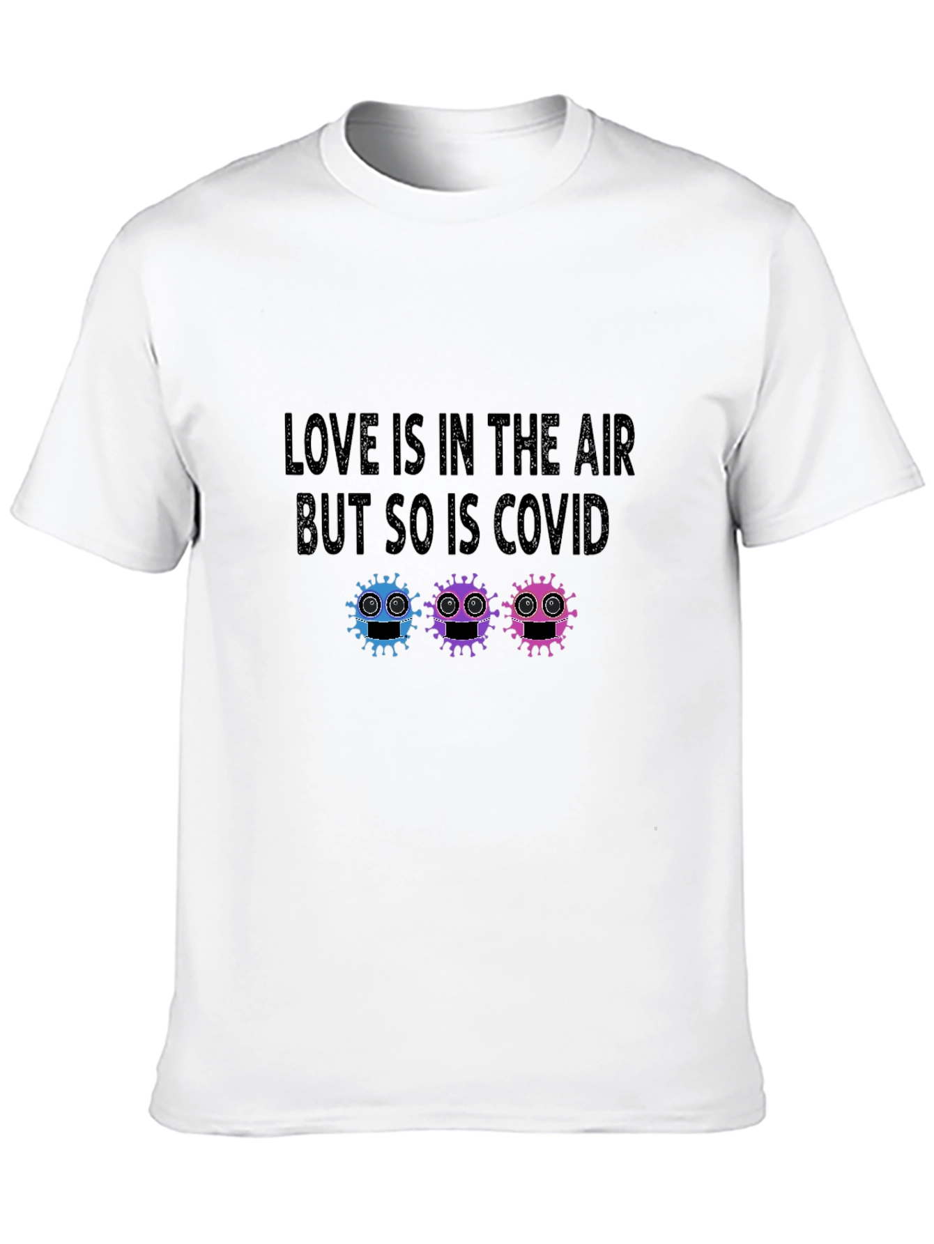 Love & COVID Graphic Tee - Funny Virus T-Shirt