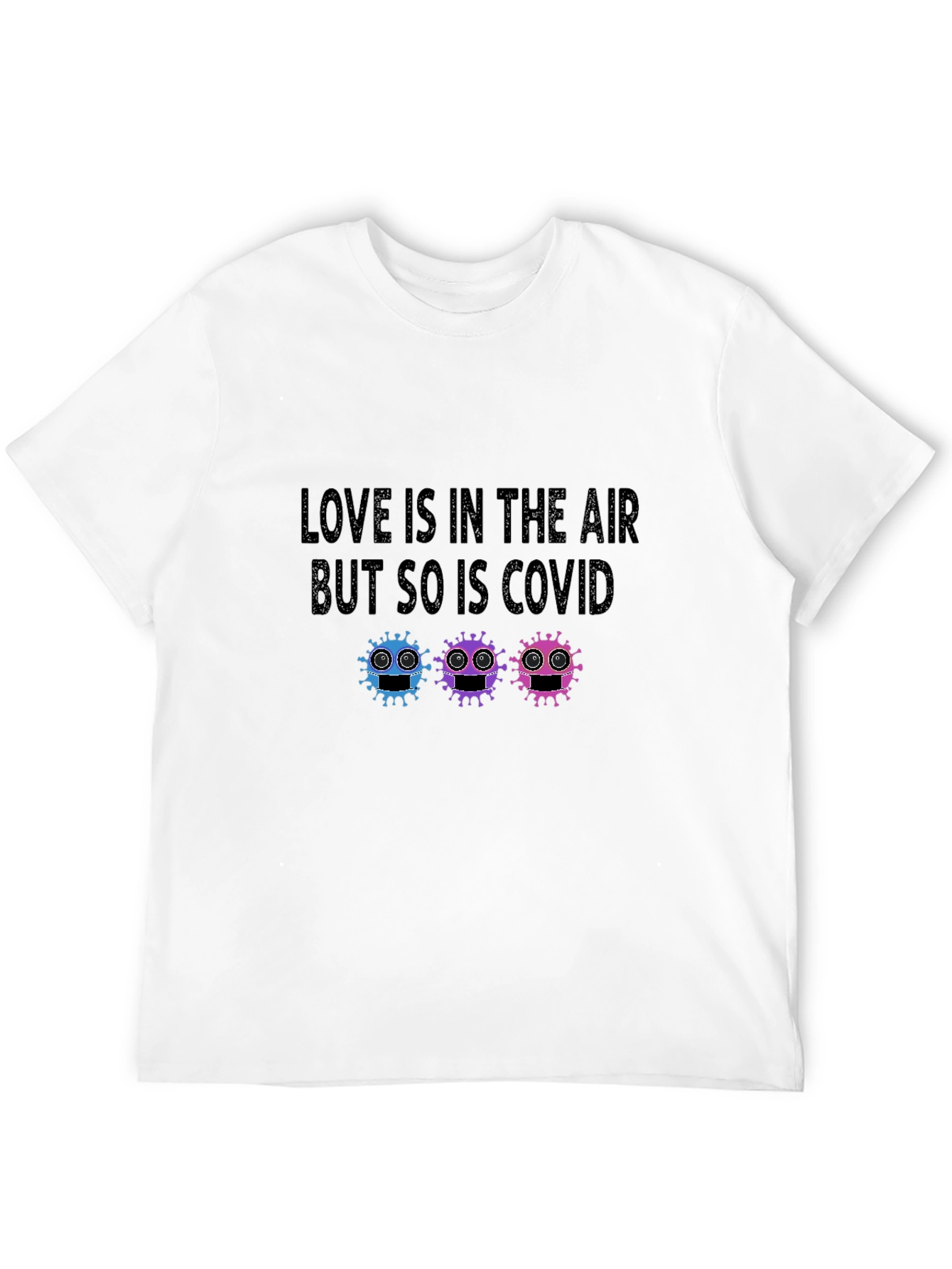 Love & COVID Graphic Tee - Funny Virus T-Shirt