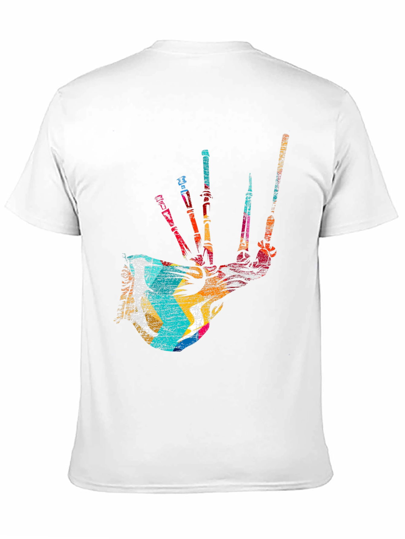 Bagpipe Graphic T-Shirt - Stylish Music Tee