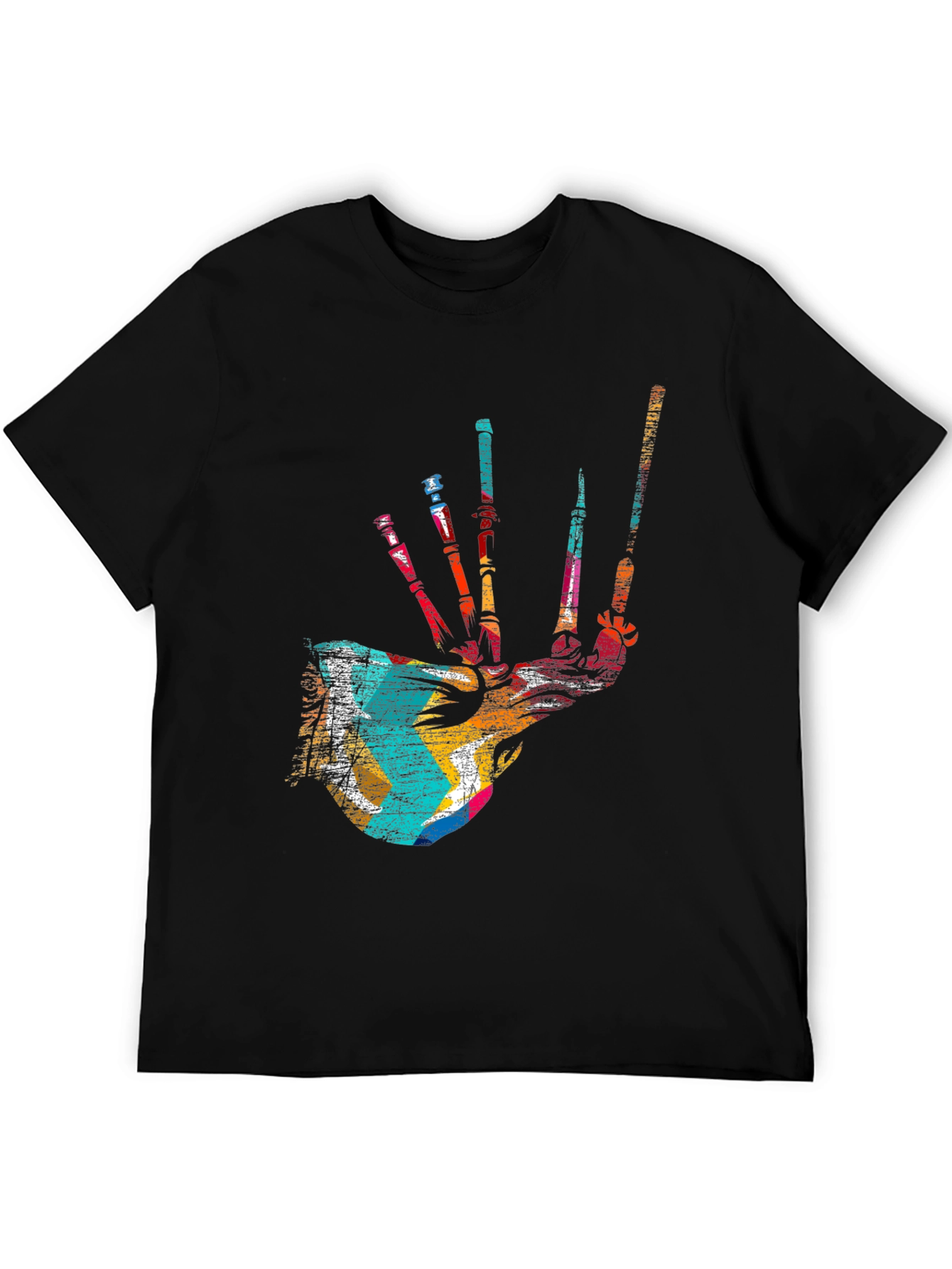 Bagpipe Graphic T-Shirt - Stylish Music Tee