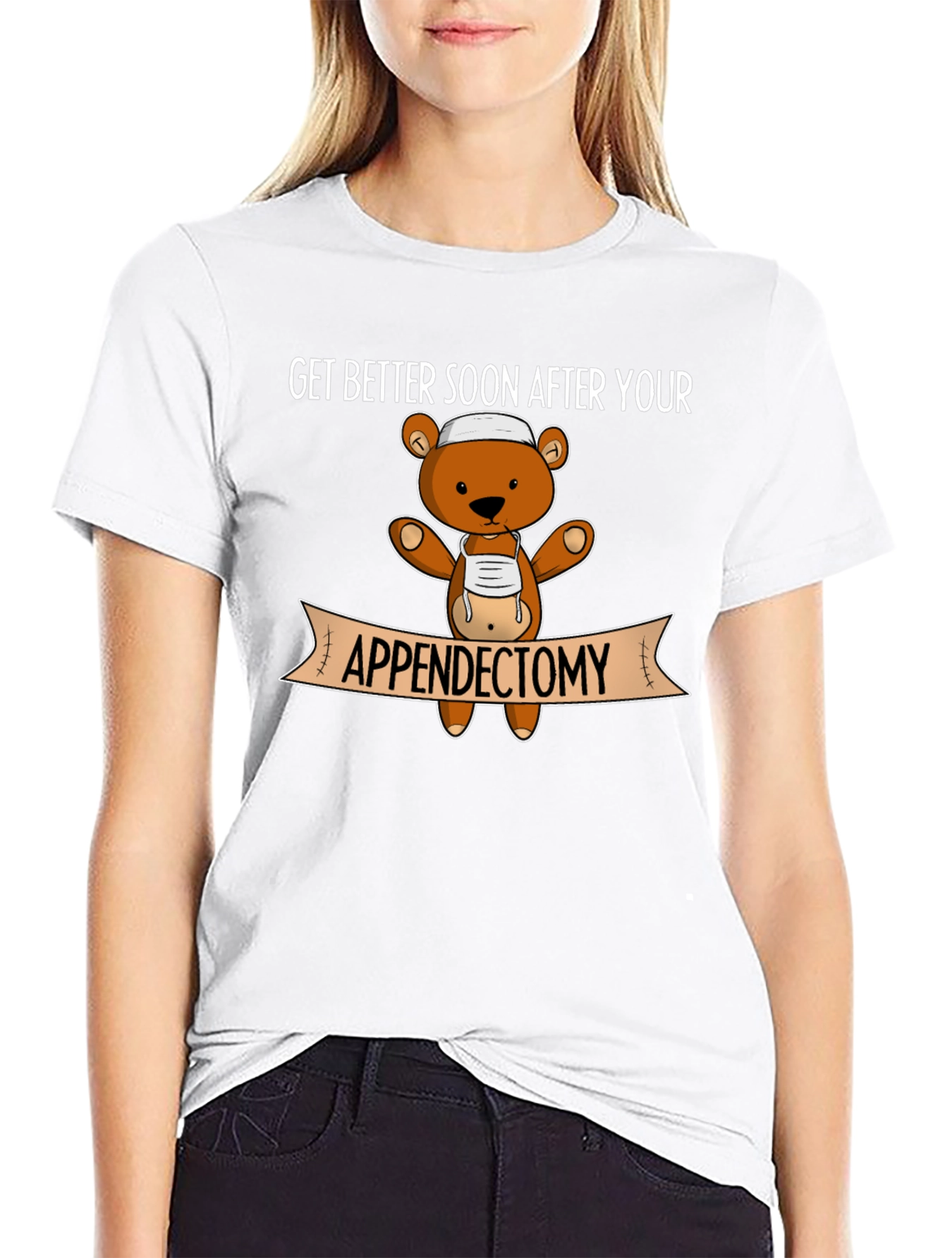 Appendectomy Teddy Bear Recovery T-Shirt