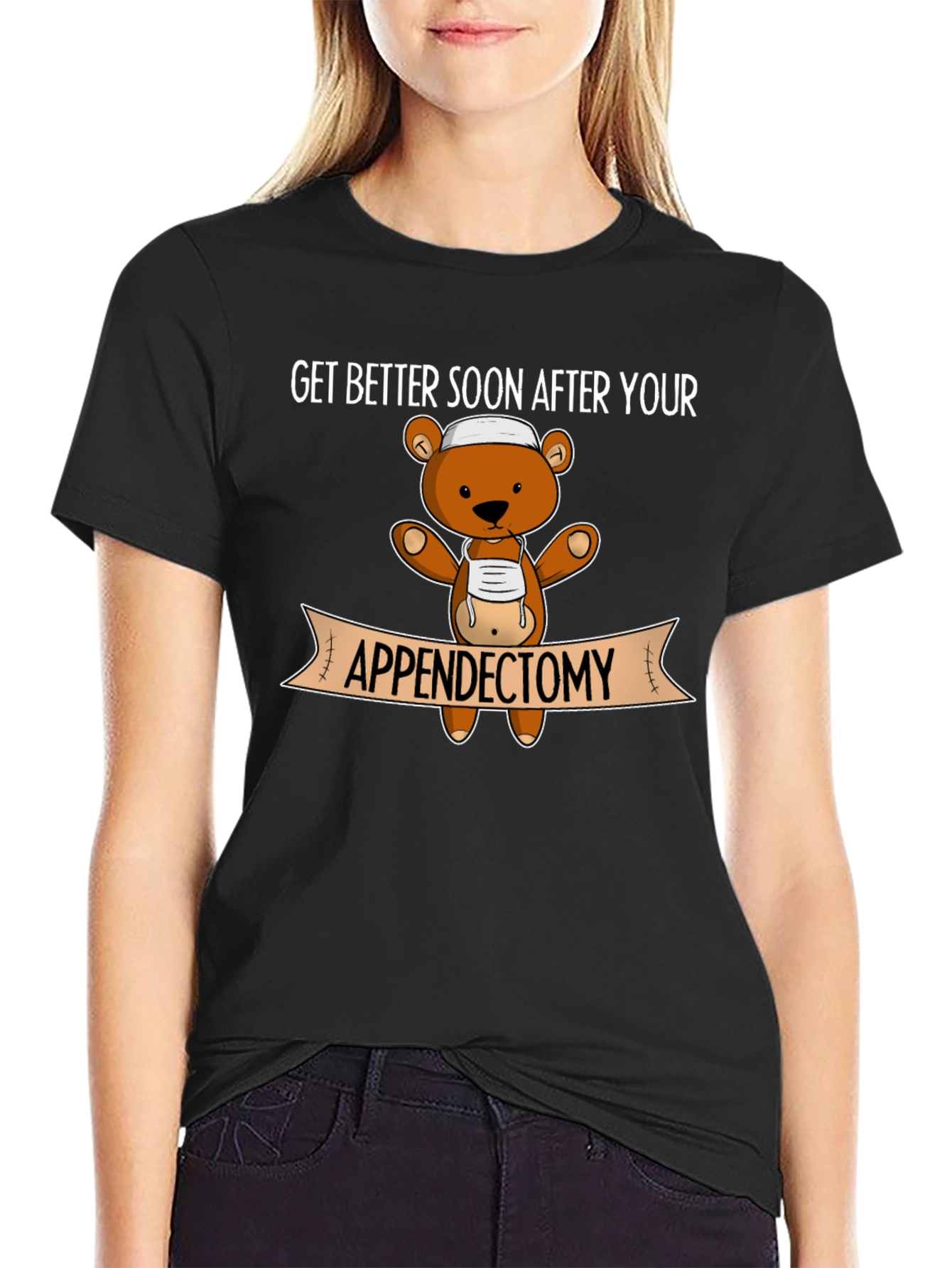 Appendectomy Teddy Bear Recovery T-Shirt