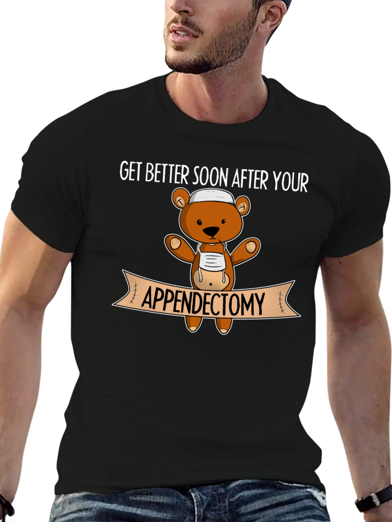 Appendectomy Teddy Bear Recovery T-Shirt