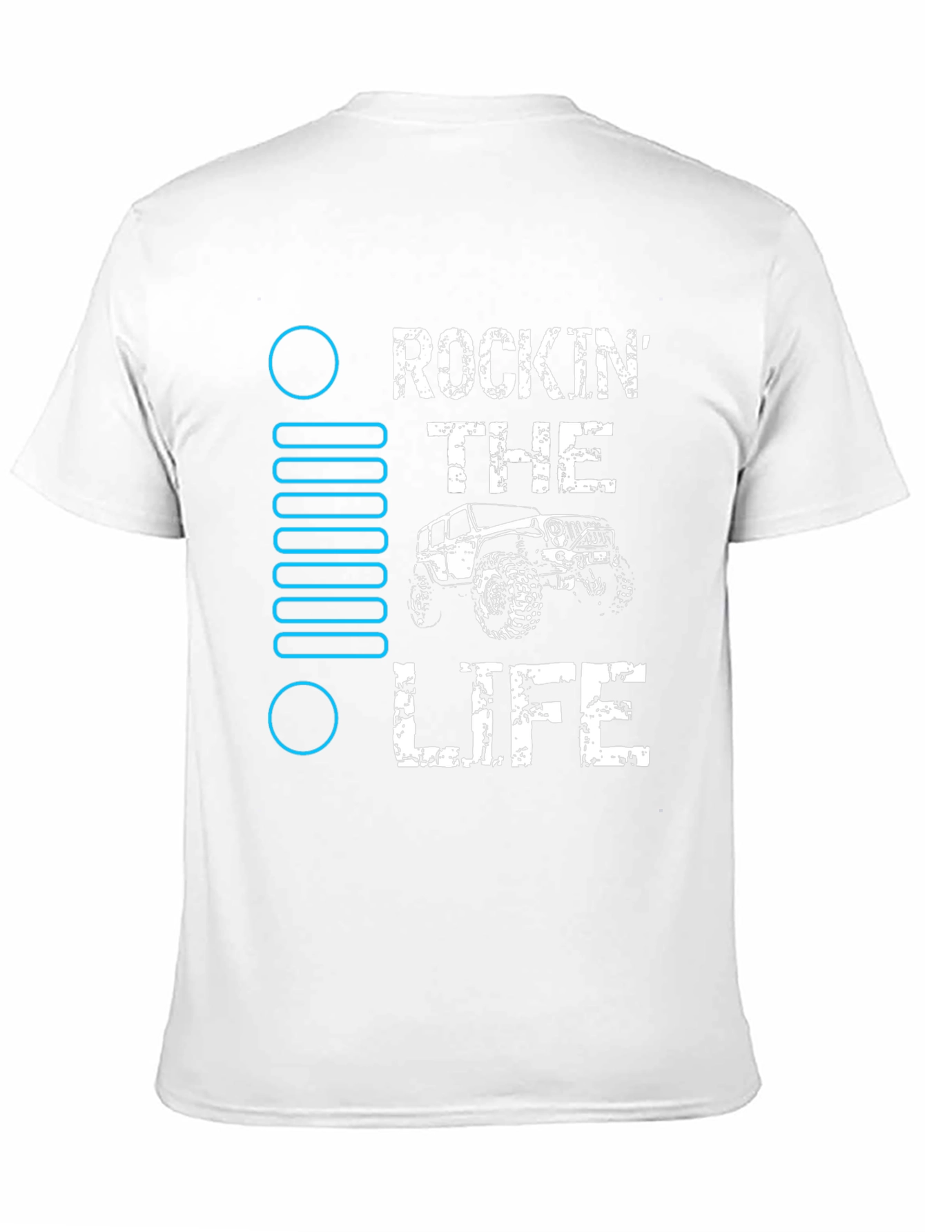 Rockin the Life Black Jeep T-Shirt