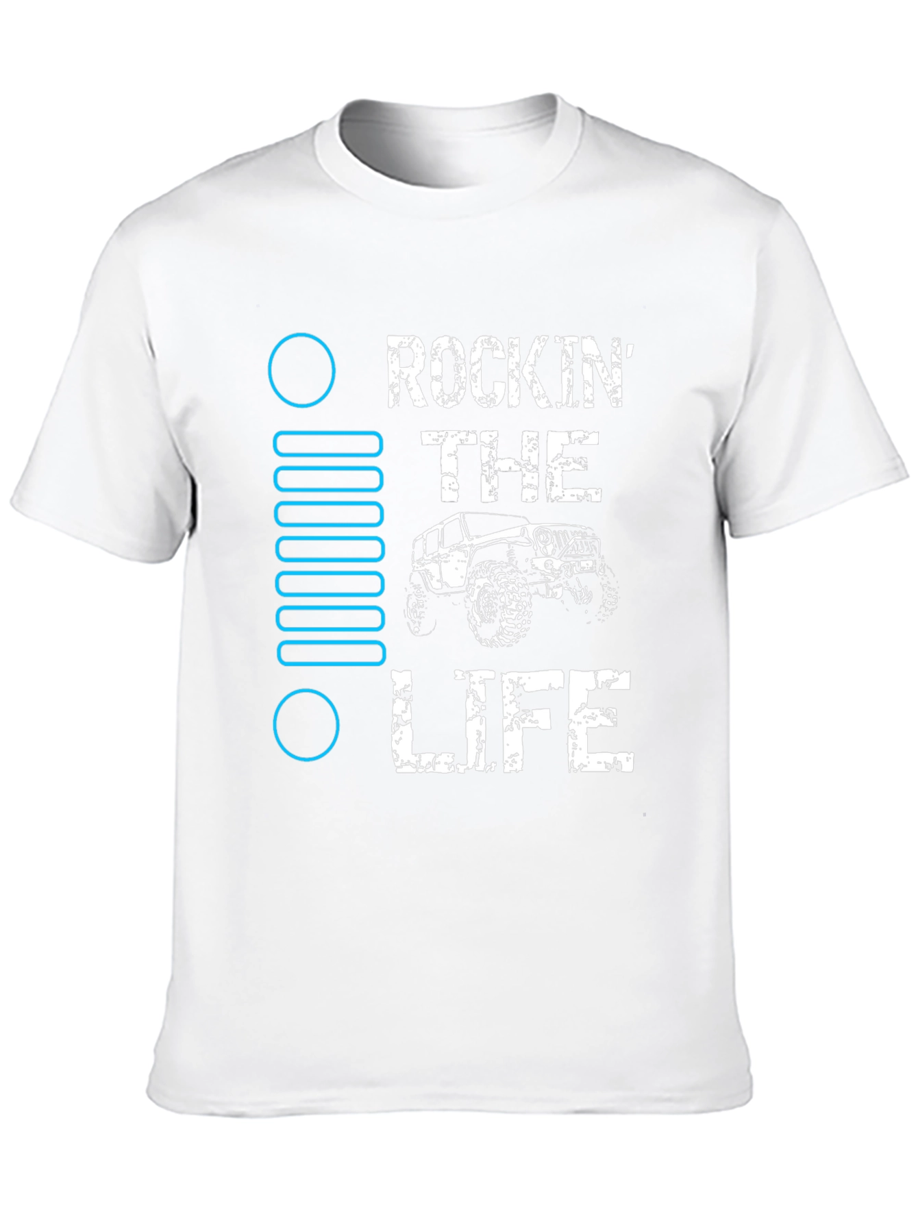 Rockin the Life Black Jeep T-Shirt
