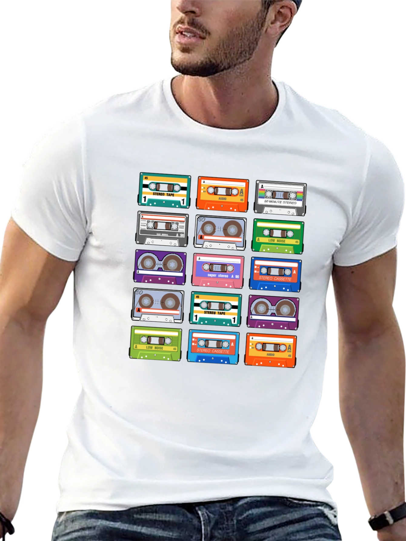 Retro Mixtape T-Shirt - 80s/90s Cassette Tape Design