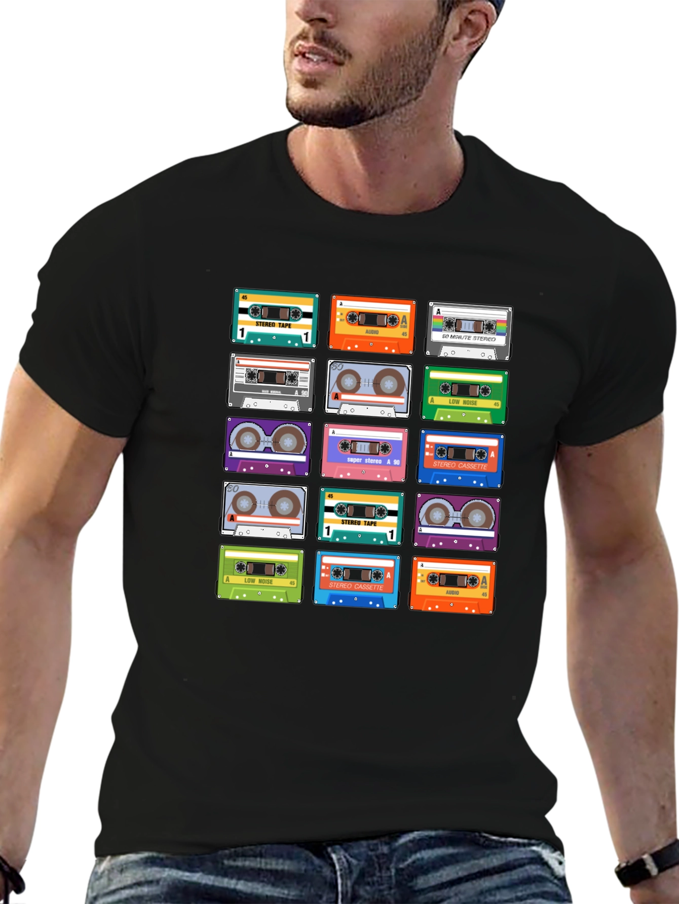 Retro Mixtape T-Shirt - 80s/90s Cassette Tape Design