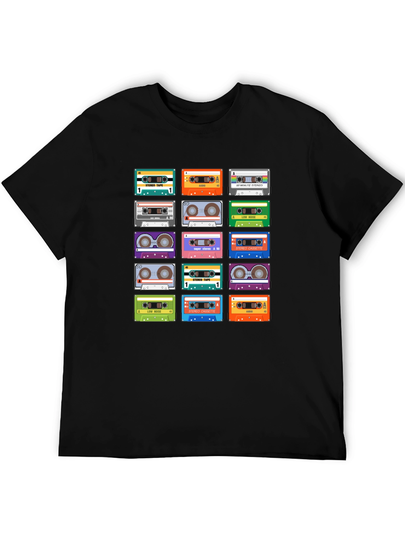 Retro Mixtape T-Shirt - 80s/90s Cassette Tape Design