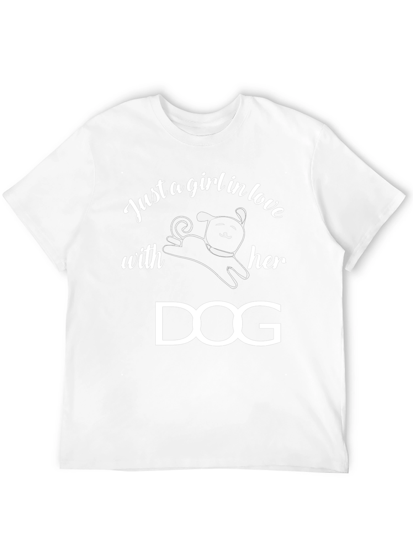 Just A Girl In Love With Her Dog T-Shirt