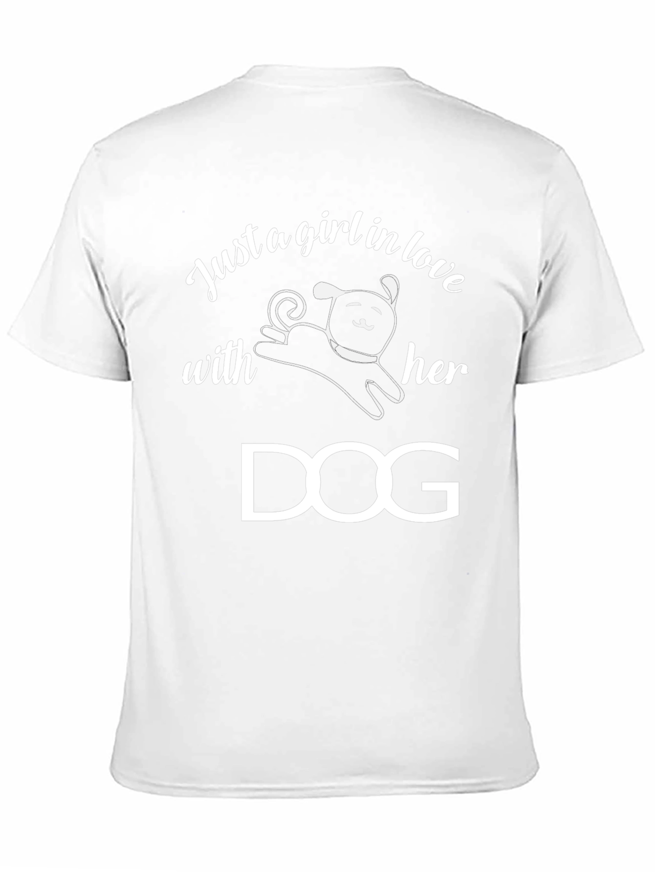 Just A Girl In Love With Her Dog T-Shirt