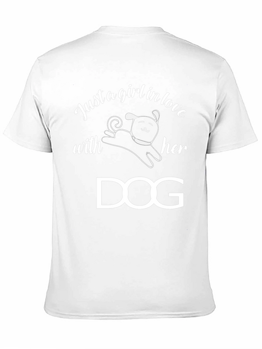 Just A Girl In Love With Her Dog T-Shirt
