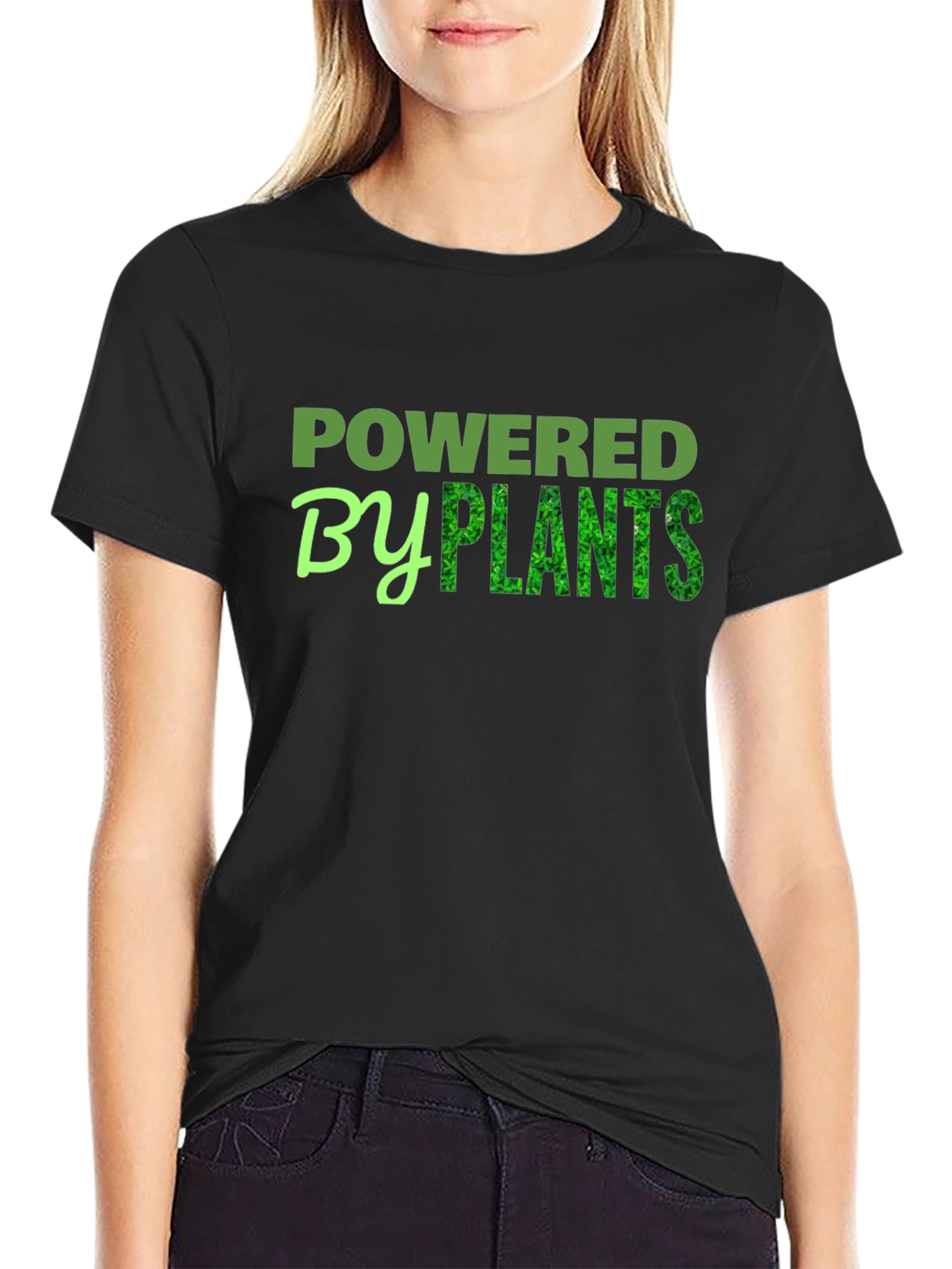 Powered by Plants T-Shirt - Vegan Friendly Design