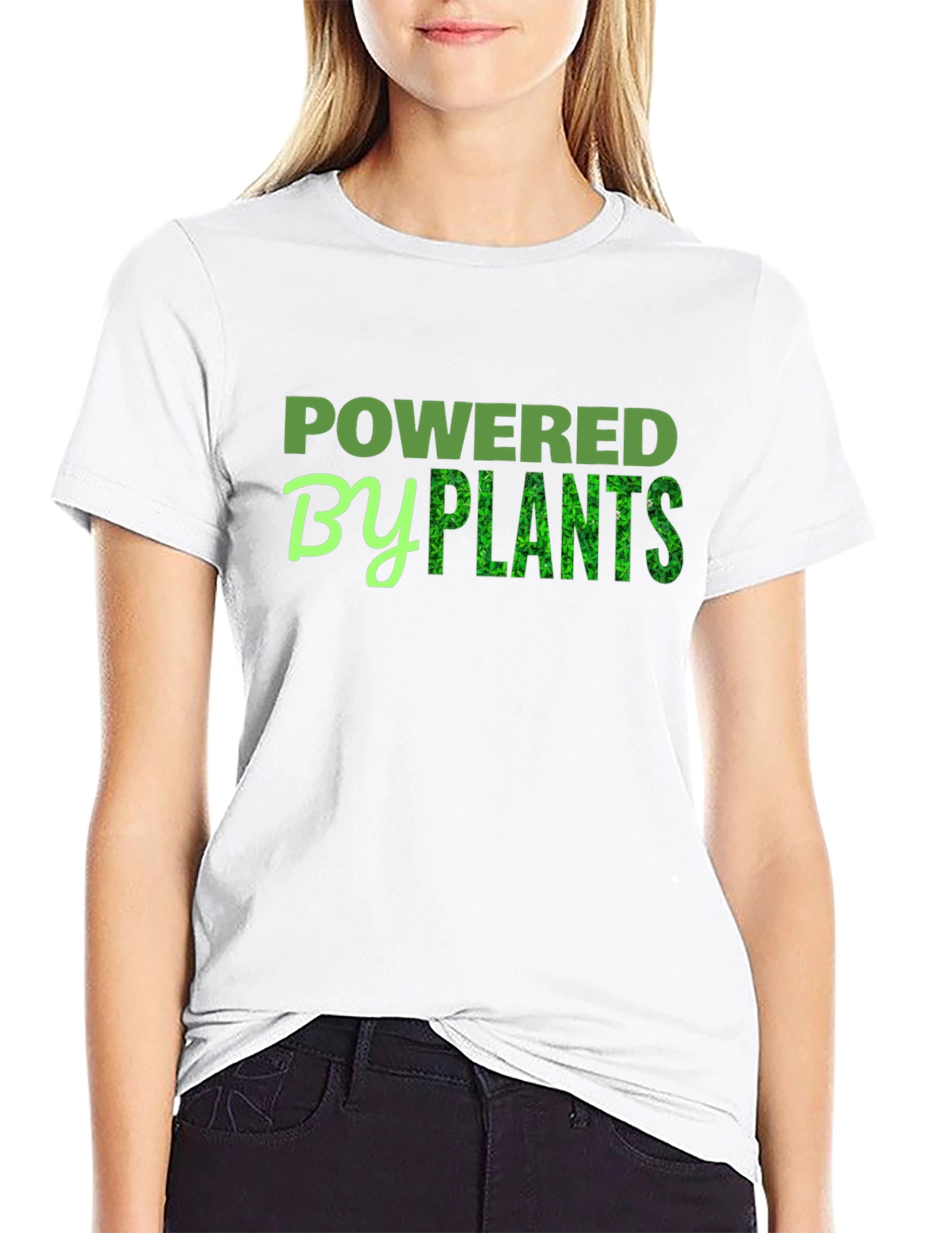 Powered by Plants T-Shirt - Vegan Friendly Design