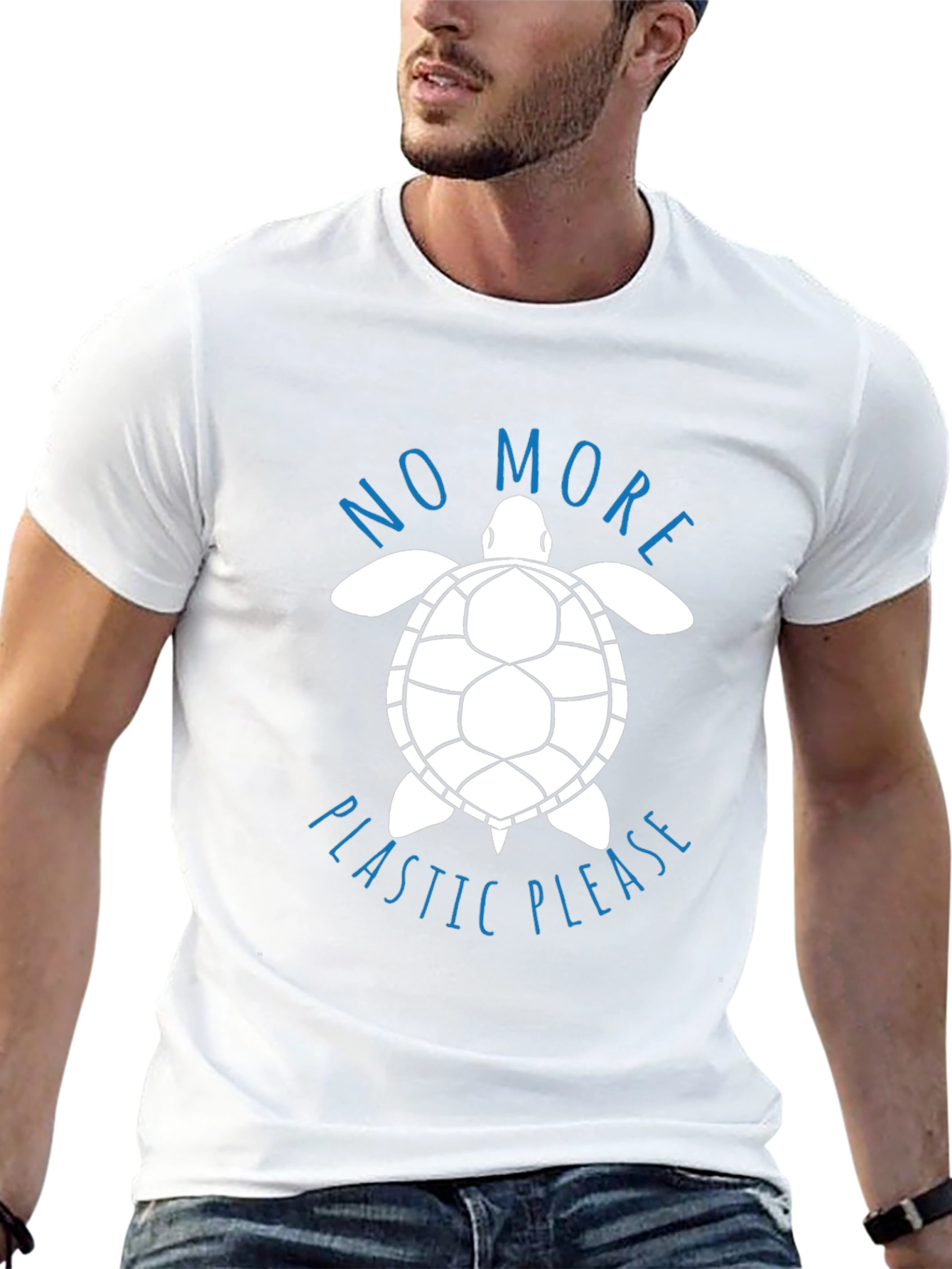 Eco-Friendly Turtle Graphic Tee