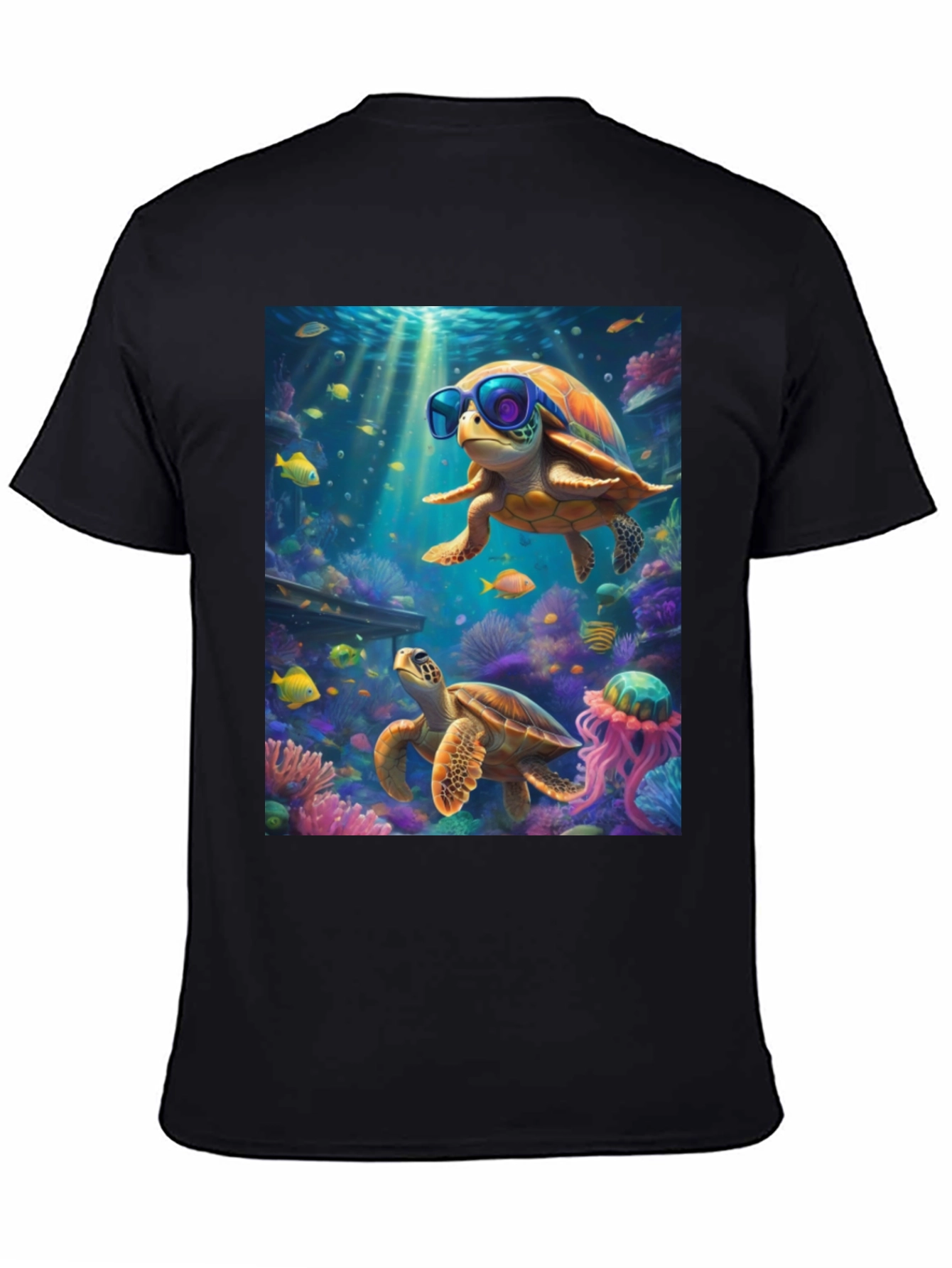 Cool Turtle Graphic Tee