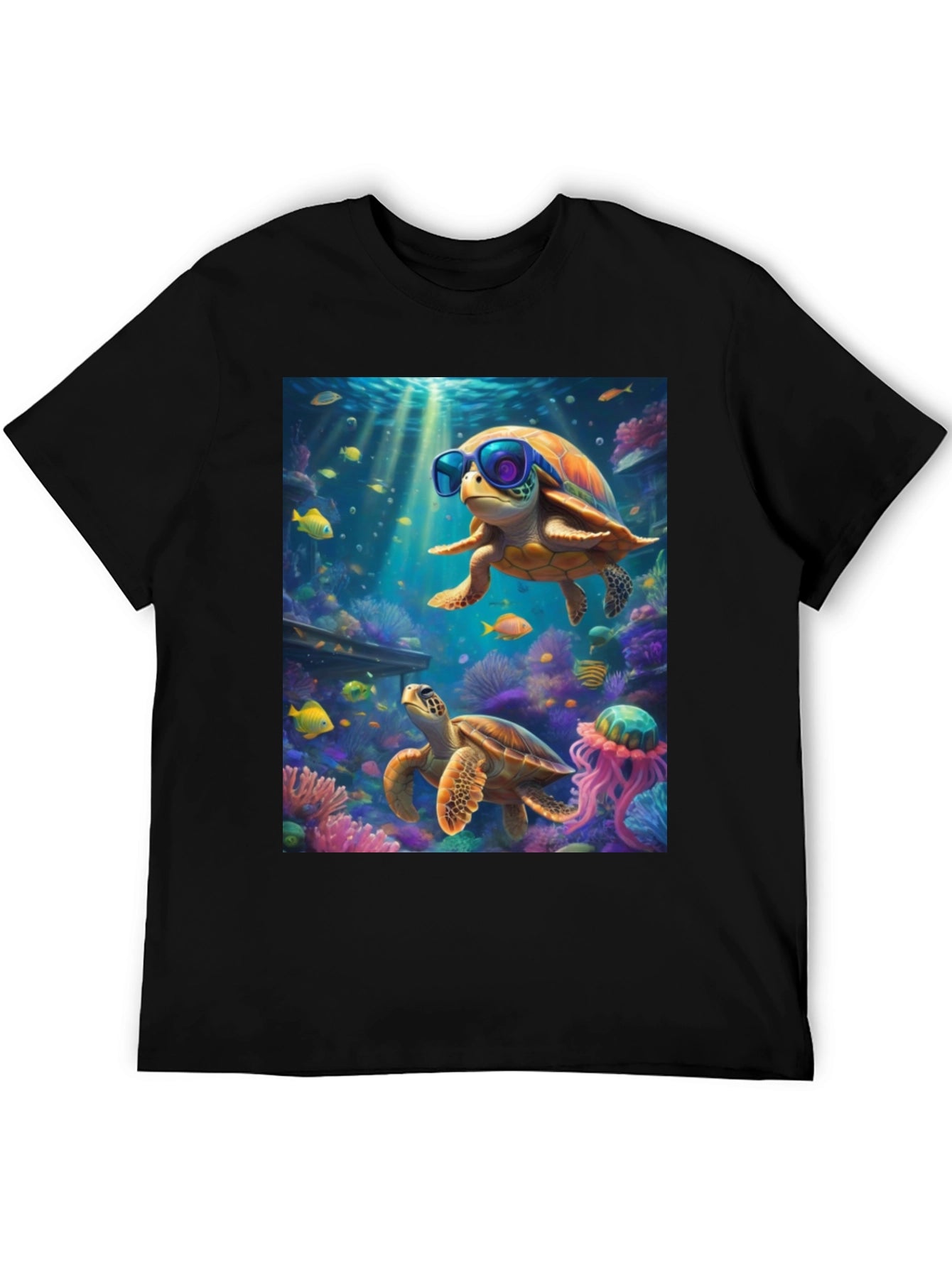 Cool Turtle Graphic Tee